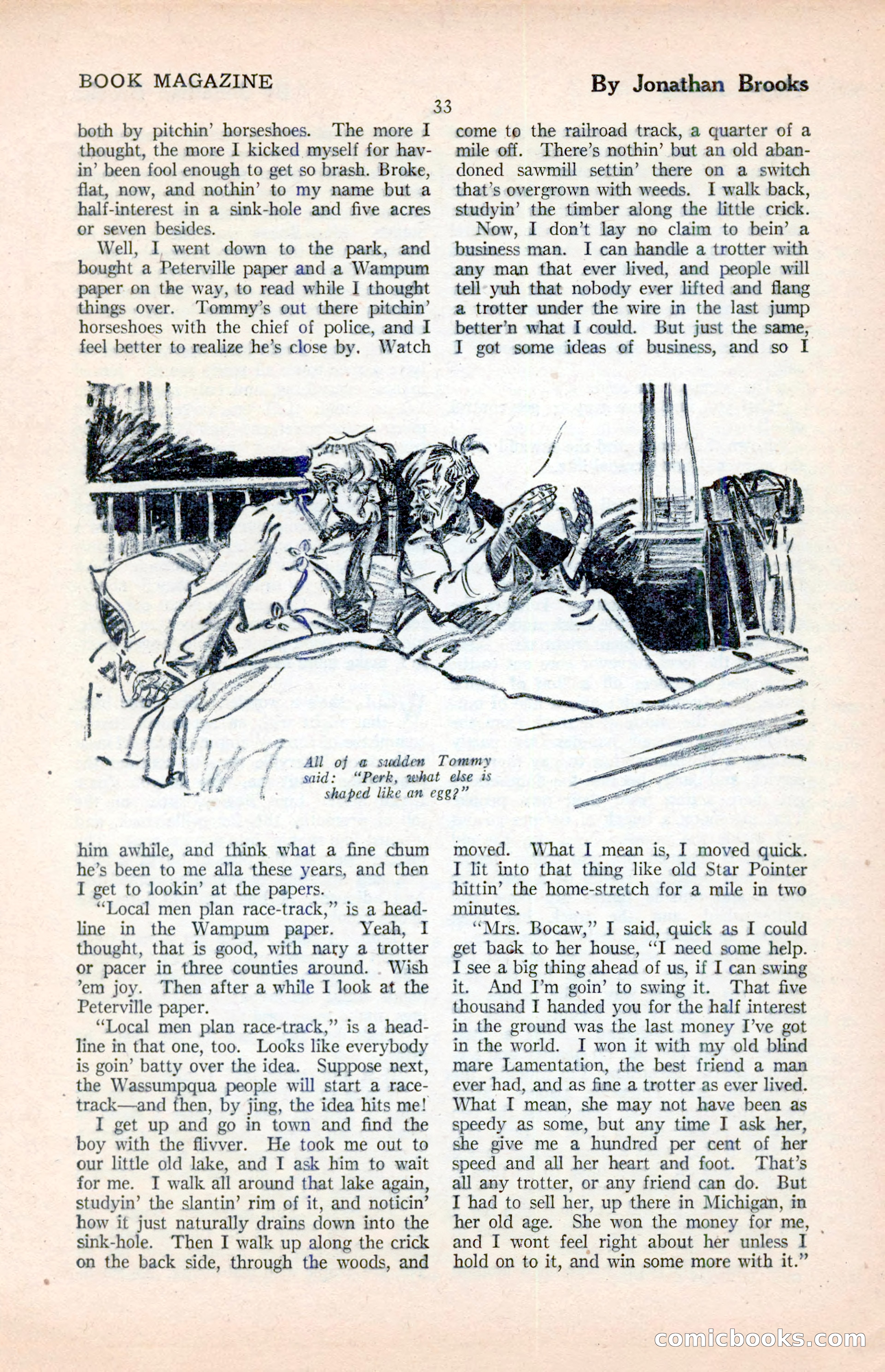 The Illustrated Blue Book Magazine, April 1927 — page 35 of 208