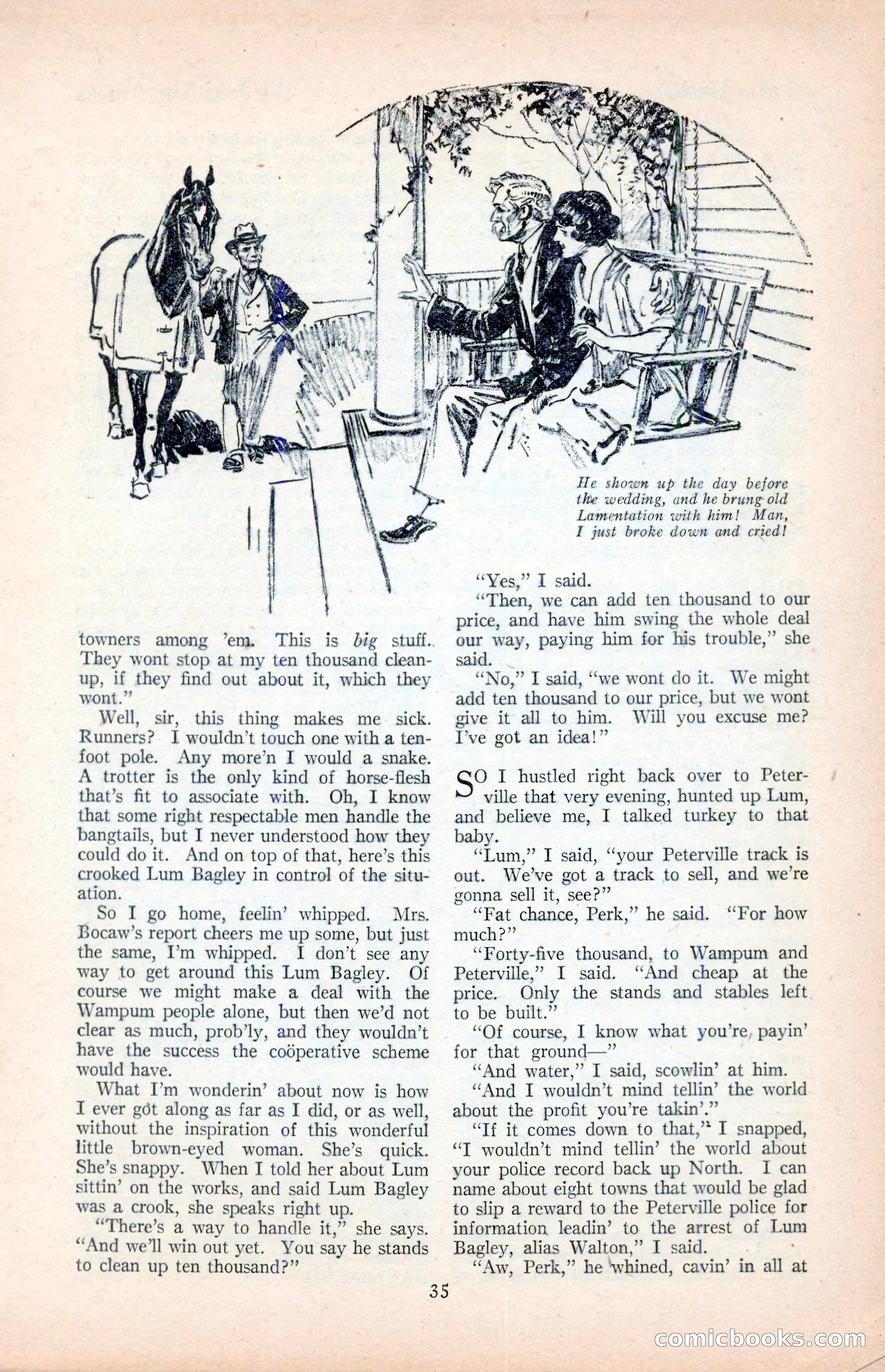 The Illustrated Blue Book Magazine, April 1927 — page 37 of 208