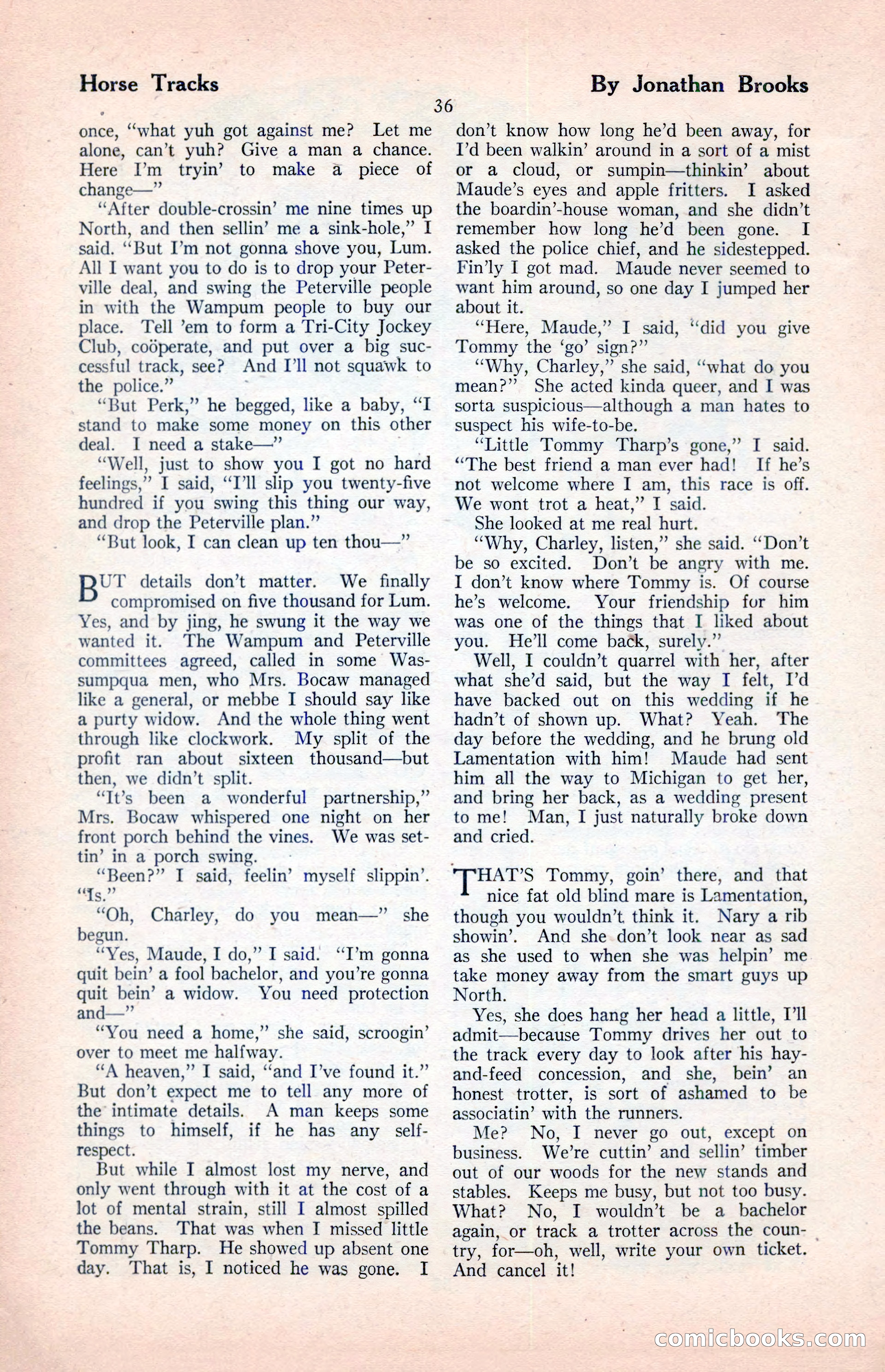 The Illustrated Blue Book Magazine, April 1927 — page 38 of 208