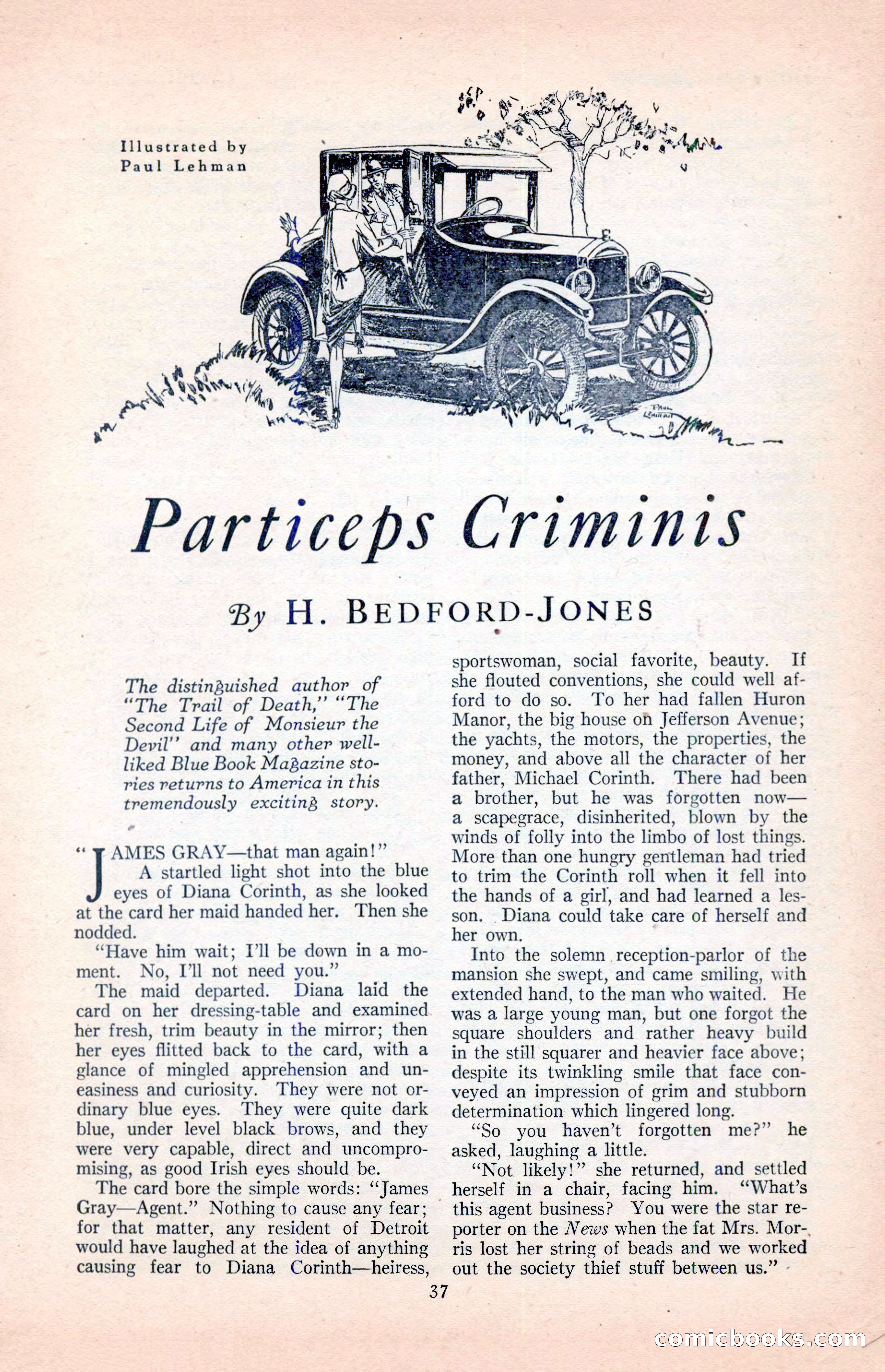 The Illustrated Blue Book Magazine, April 1927 — page 39 of 208