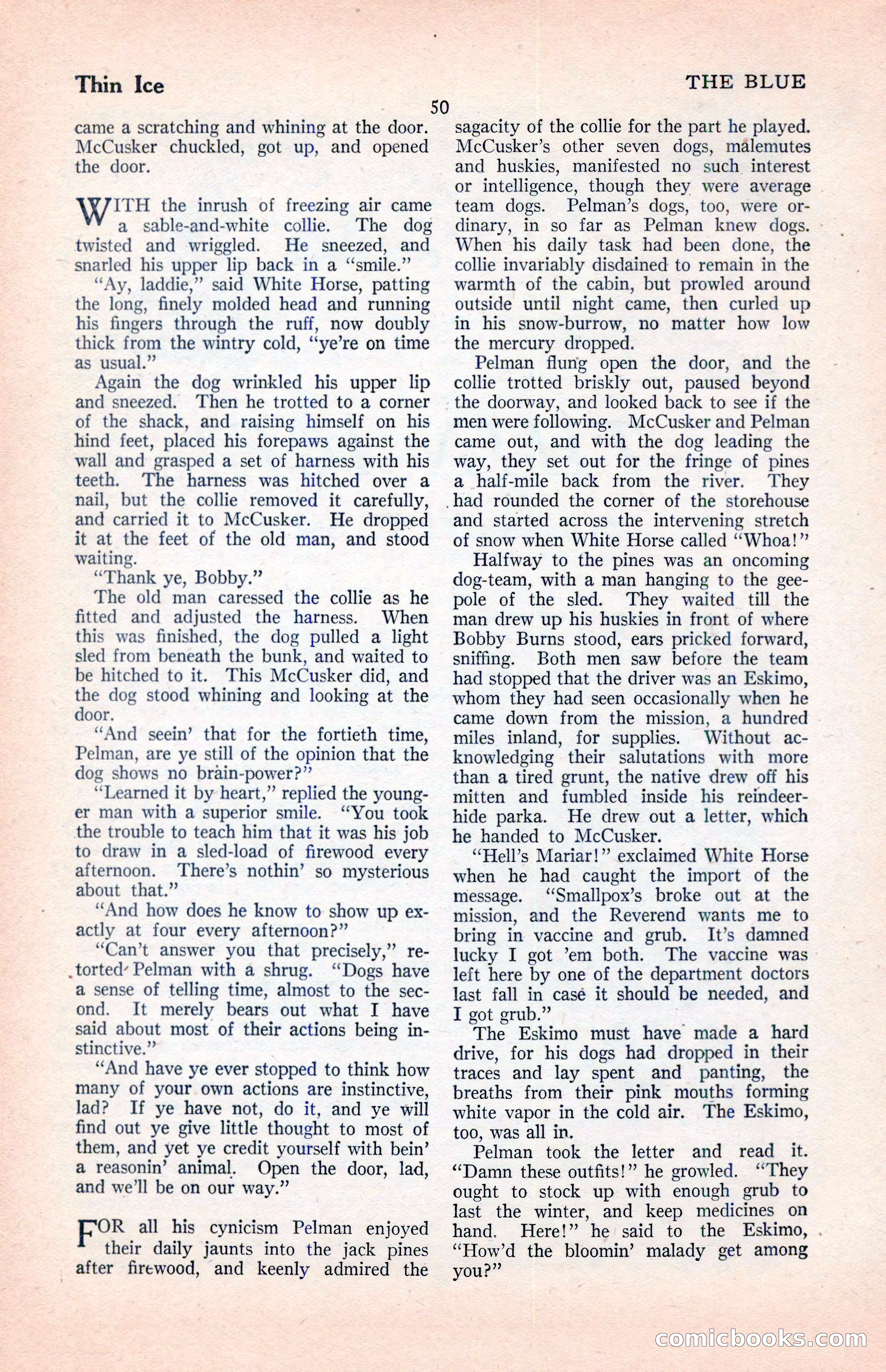 The Illustrated Blue Book Magazine, April 1927 — page 52 of 208