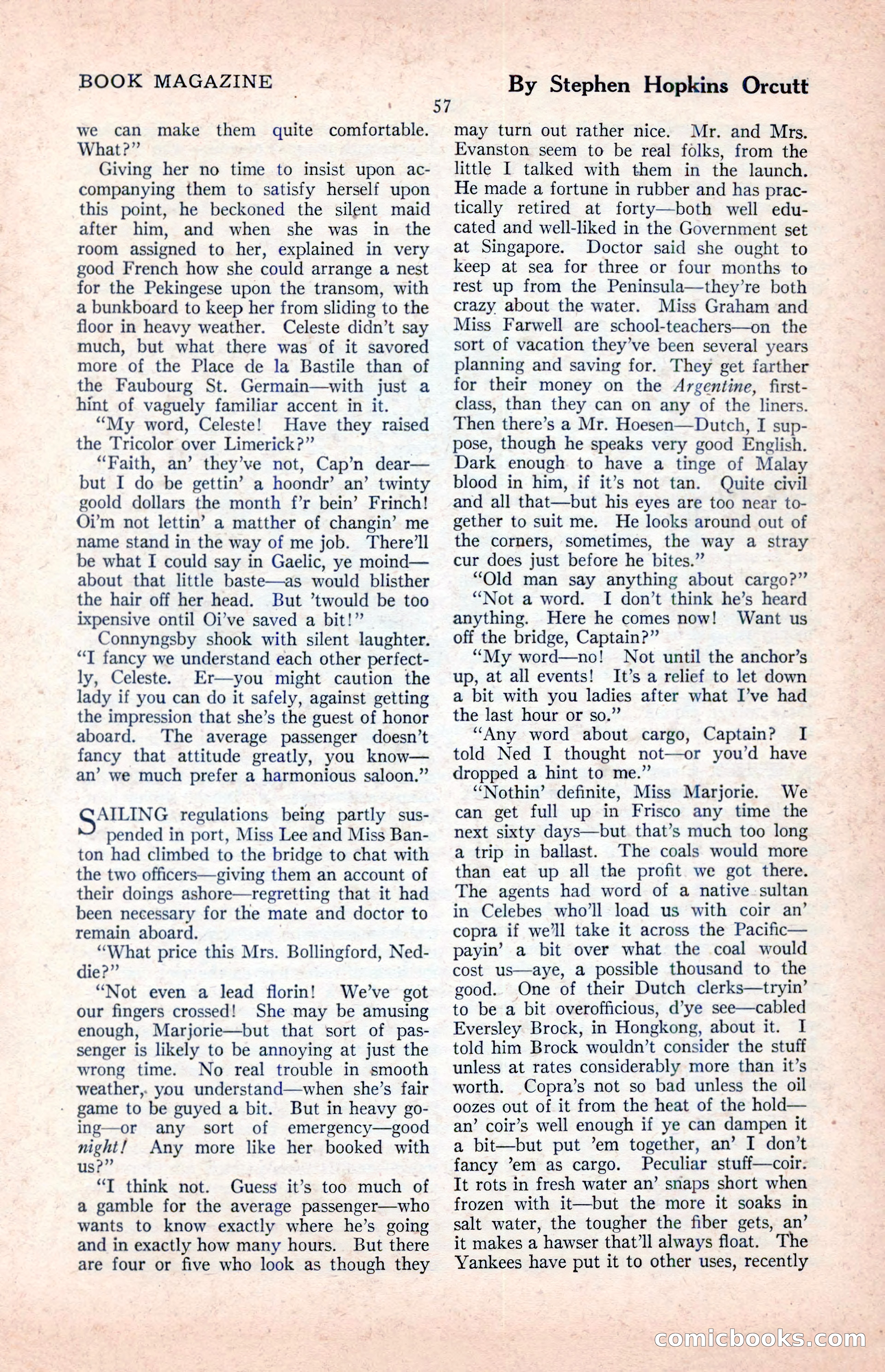 The Illustrated Blue Book Magazine, April 1927 — page 59 of 208