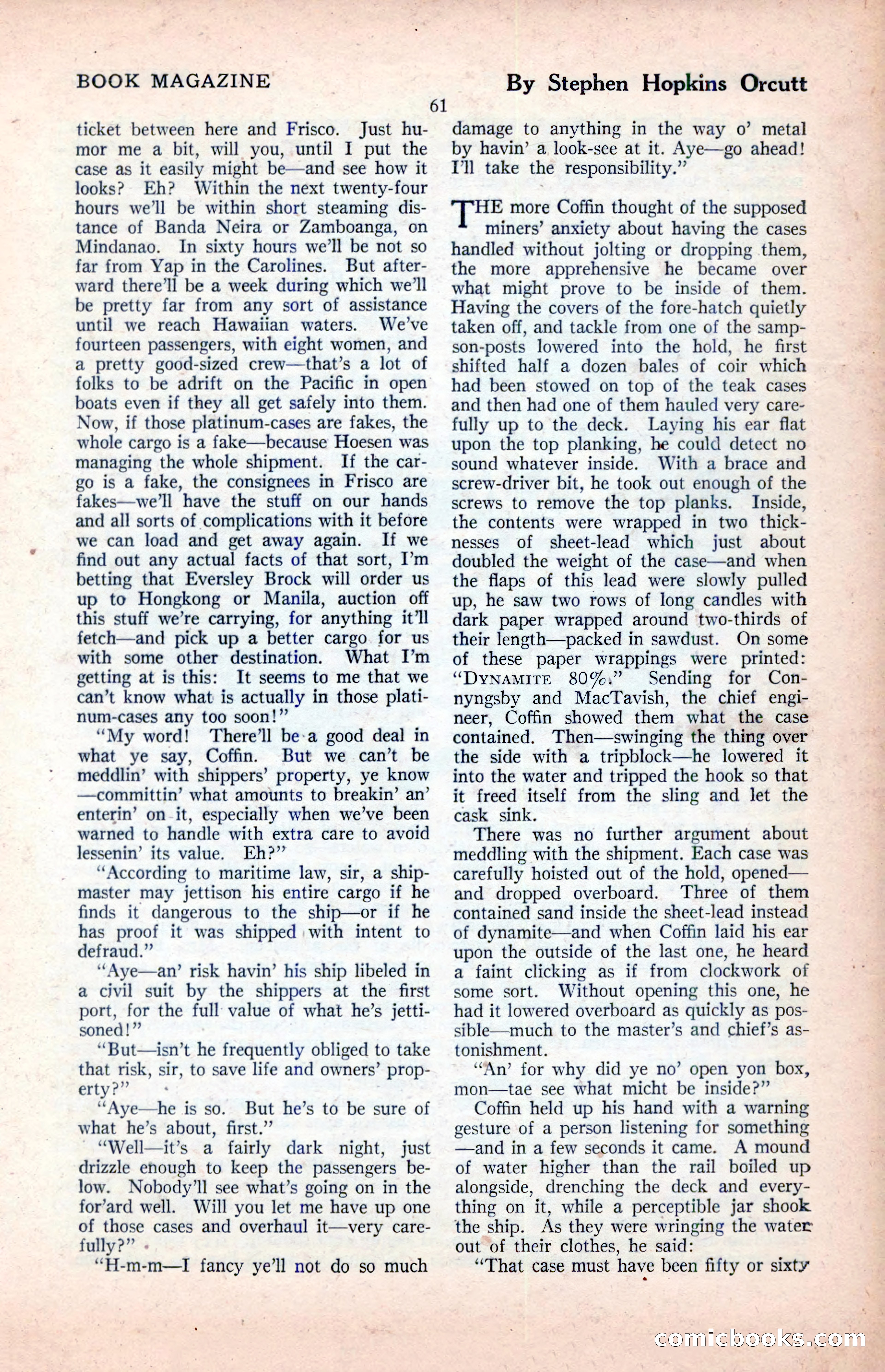 The Illustrated Blue Book Magazine, April 1927 — page 63 of 208