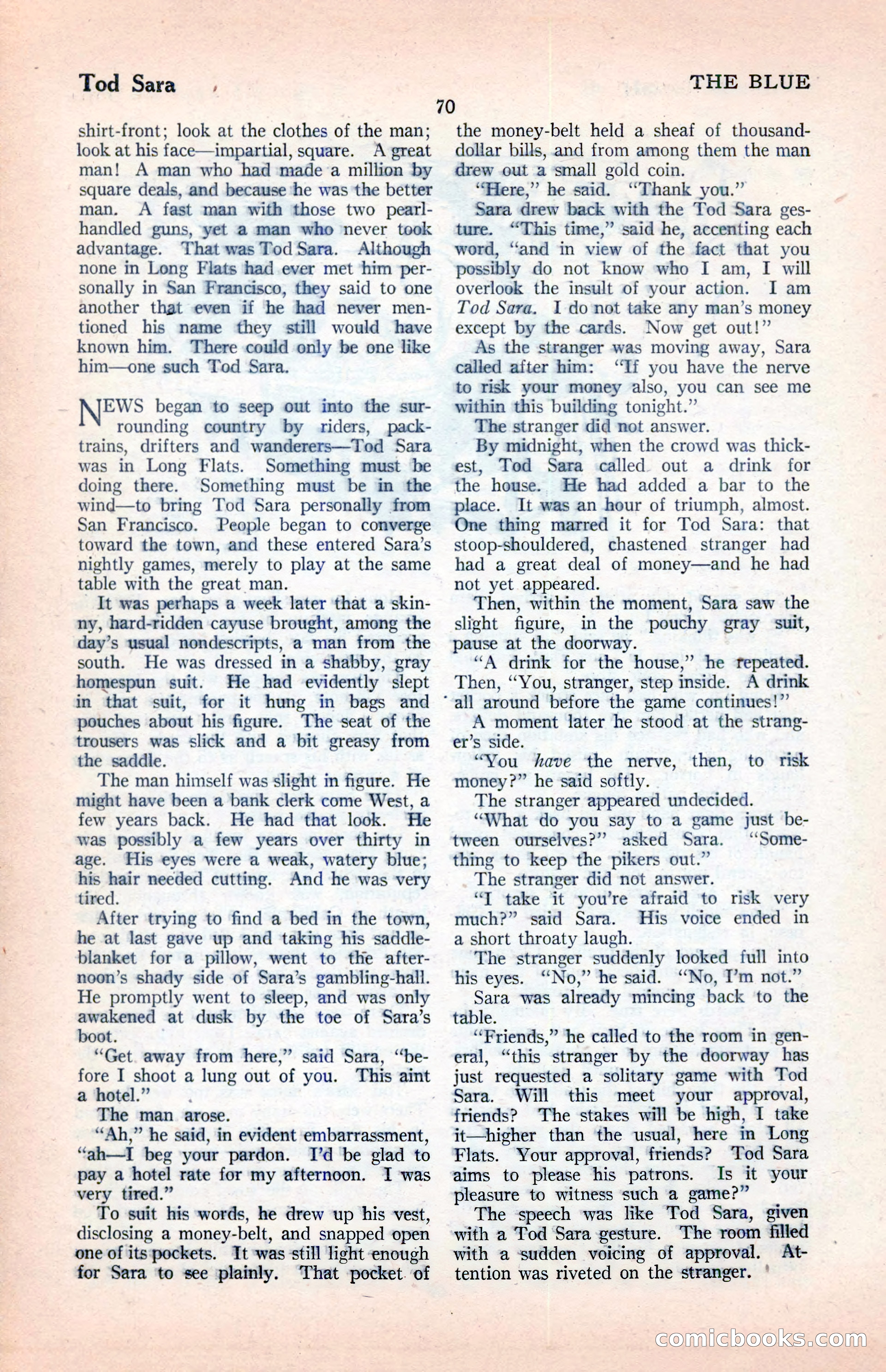 The Illustrated Blue Book Magazine, April 1927 — page 72 of 208