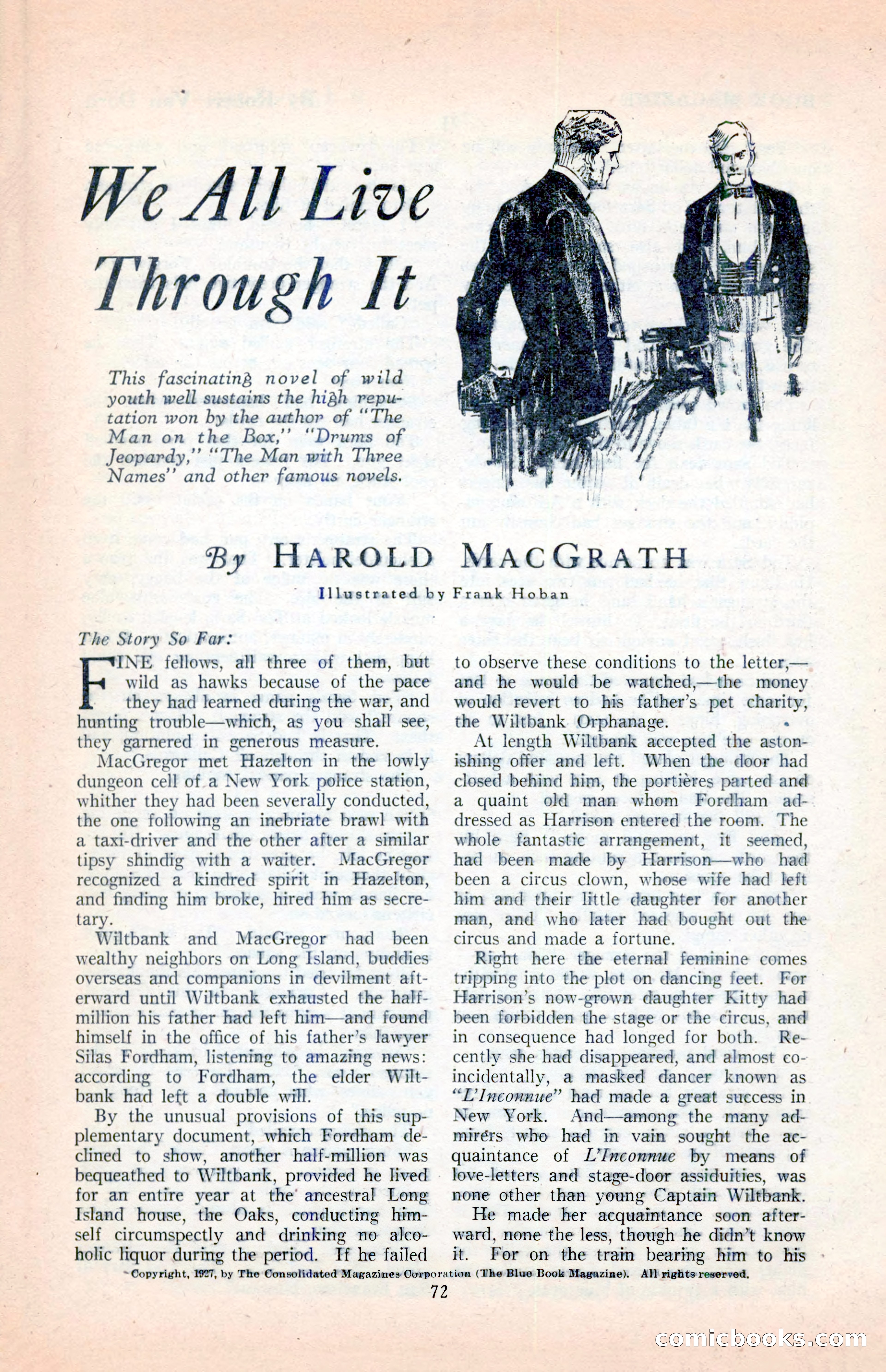 The Illustrated Blue Book Magazine, April 1927 — page 74 of 208