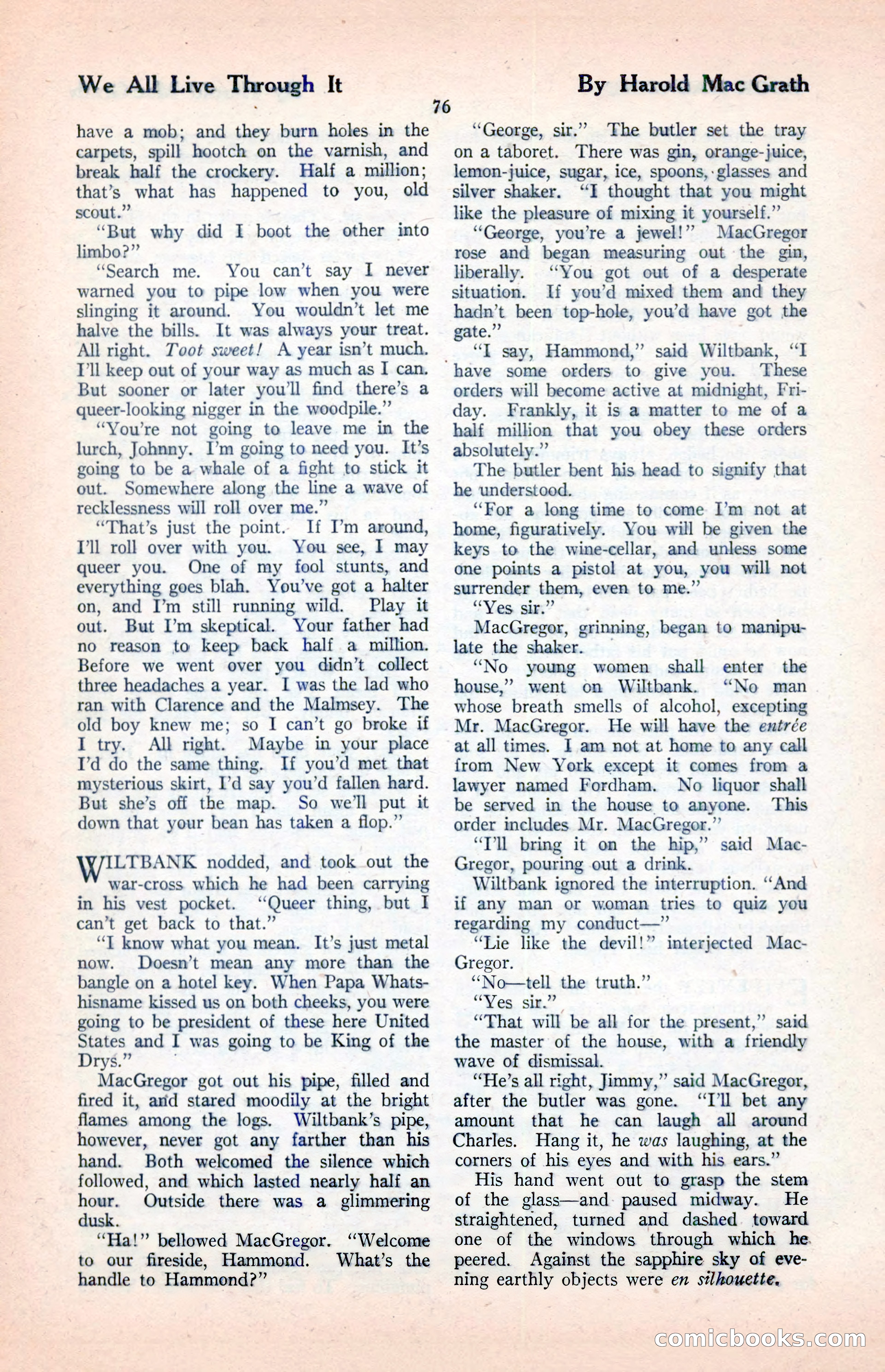 The Illustrated Blue Book Magazine, April 1927 — page 78 of 208