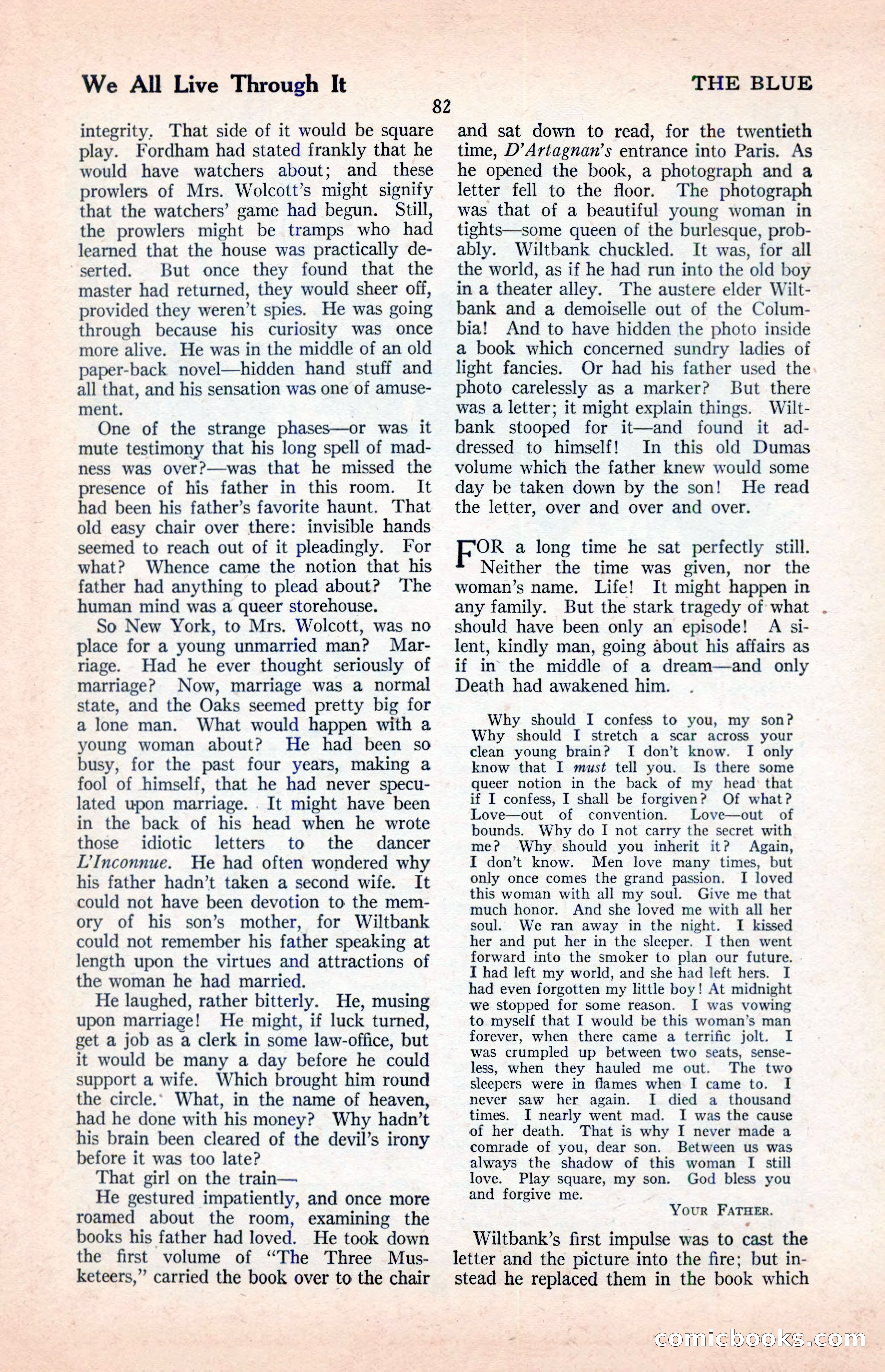 The Illustrated Blue Book Magazine, April 1927 — page 84 of 208