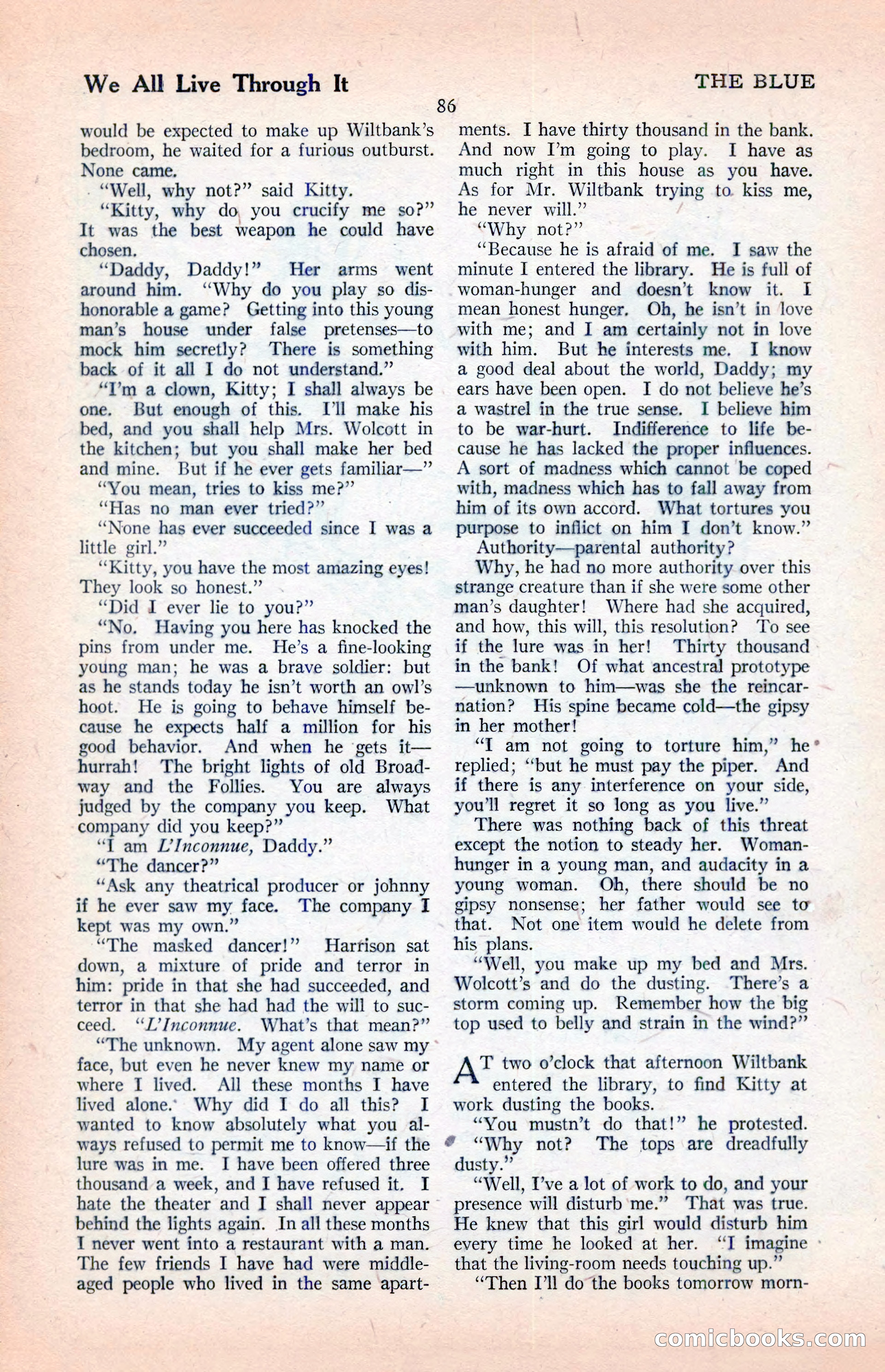 The Illustrated Blue Book Magazine, April 1927 — page 88 of 208