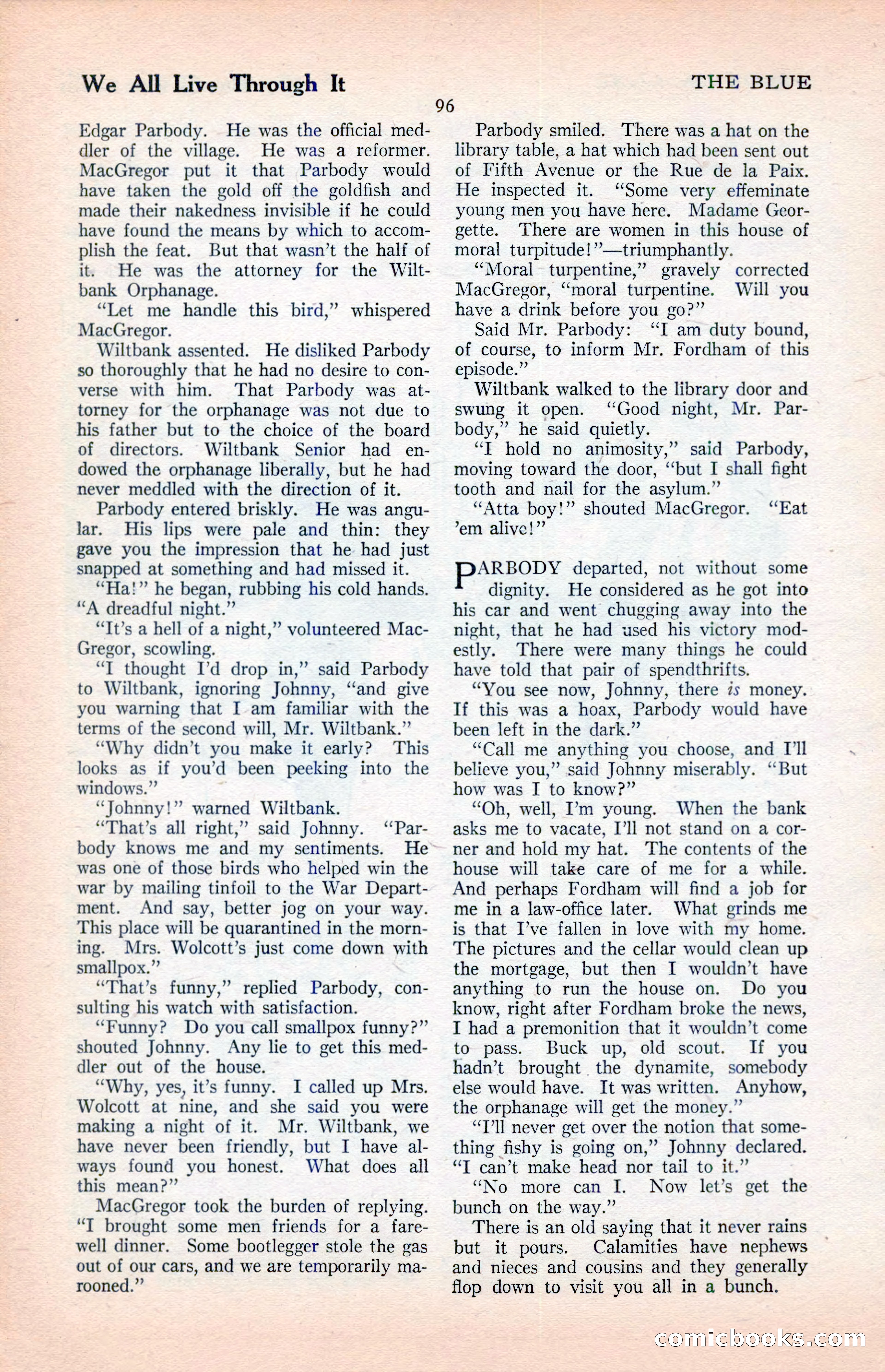 The Illustrated Blue Book Magazine, April 1927 — page 98 of 208