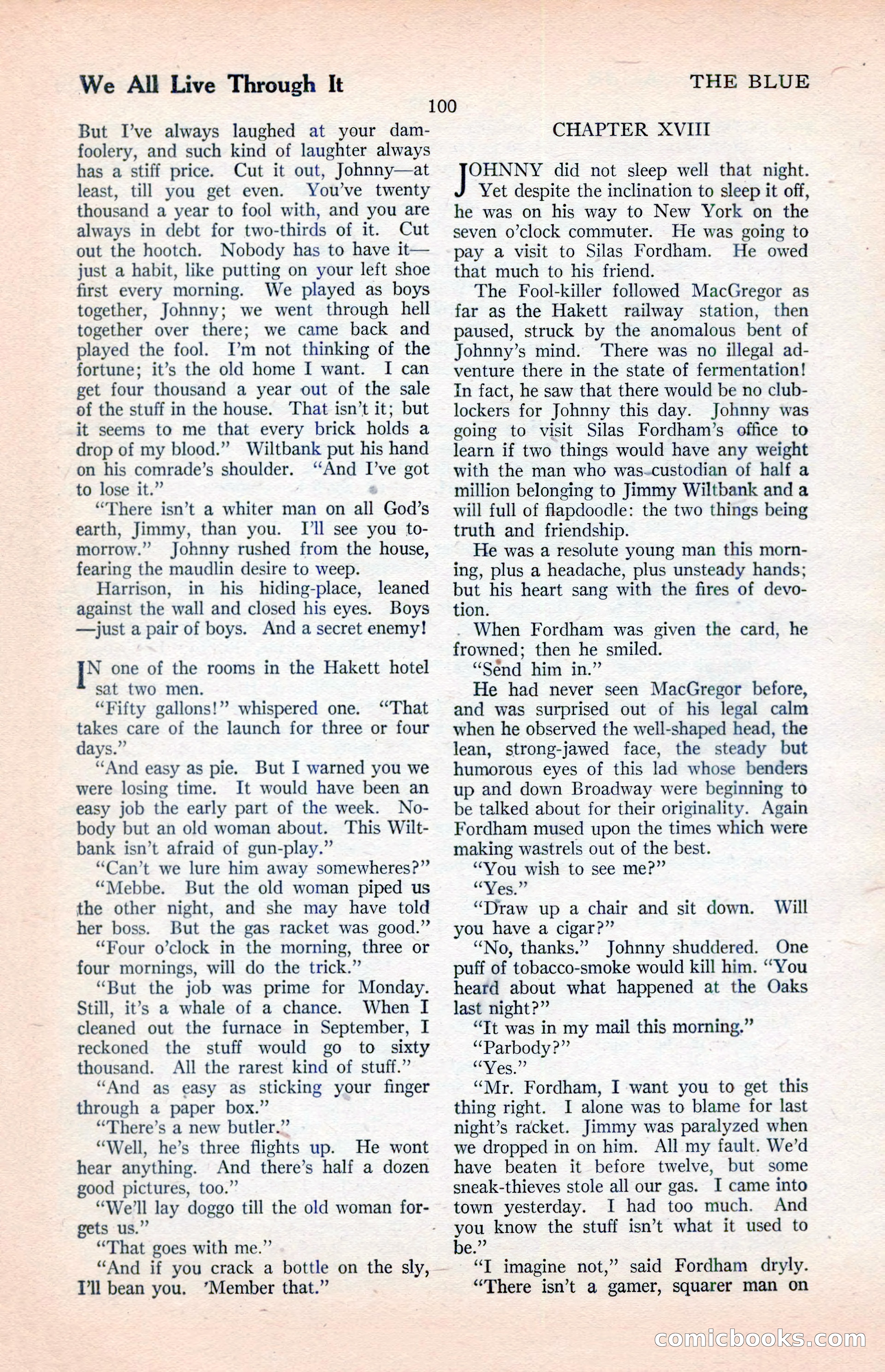 The Illustrated Blue Book Magazine, April 1927 — page 102 of 208
