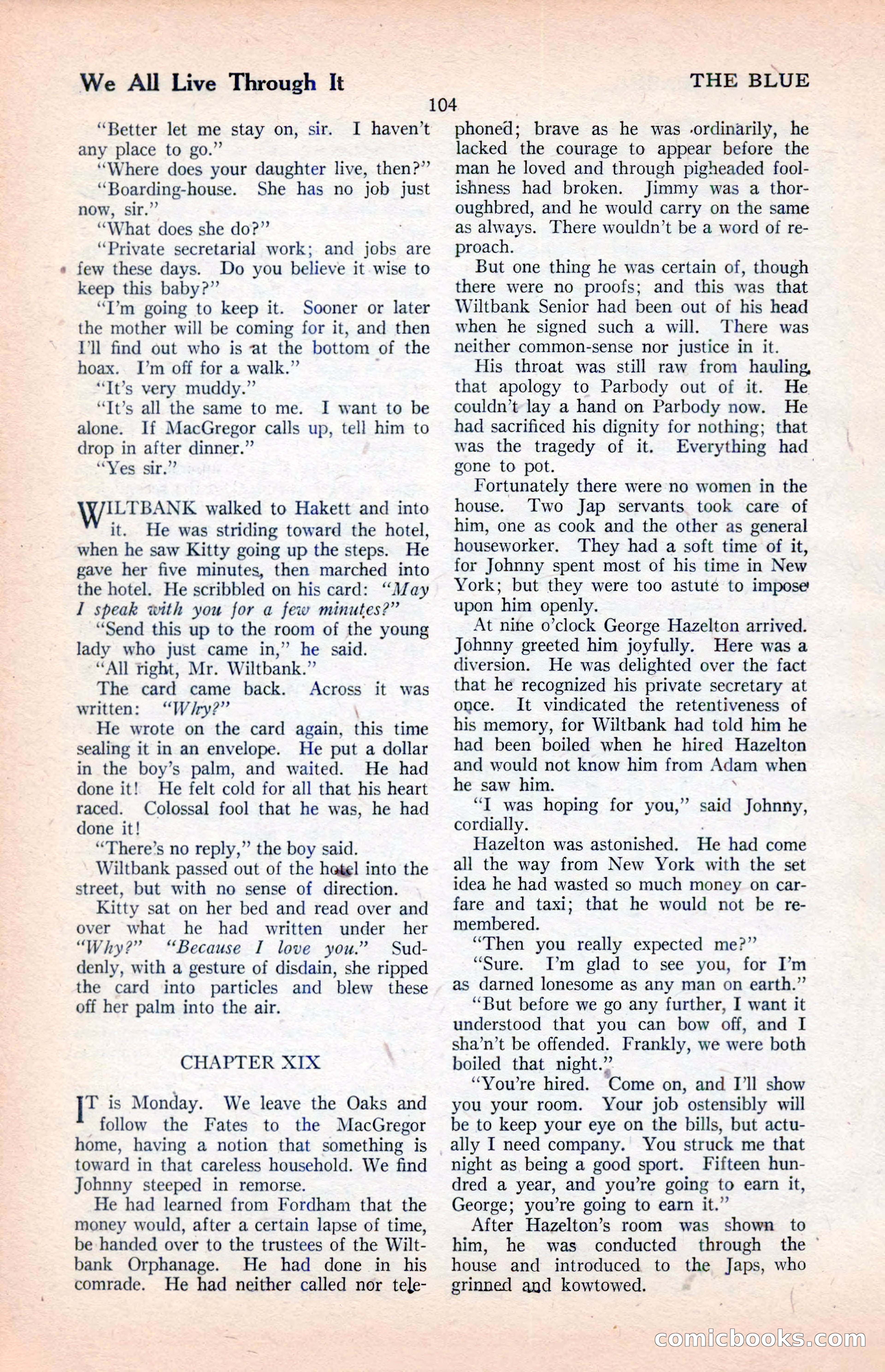 The Illustrated Blue Book Magazine, April 1927 — page 106 of 208