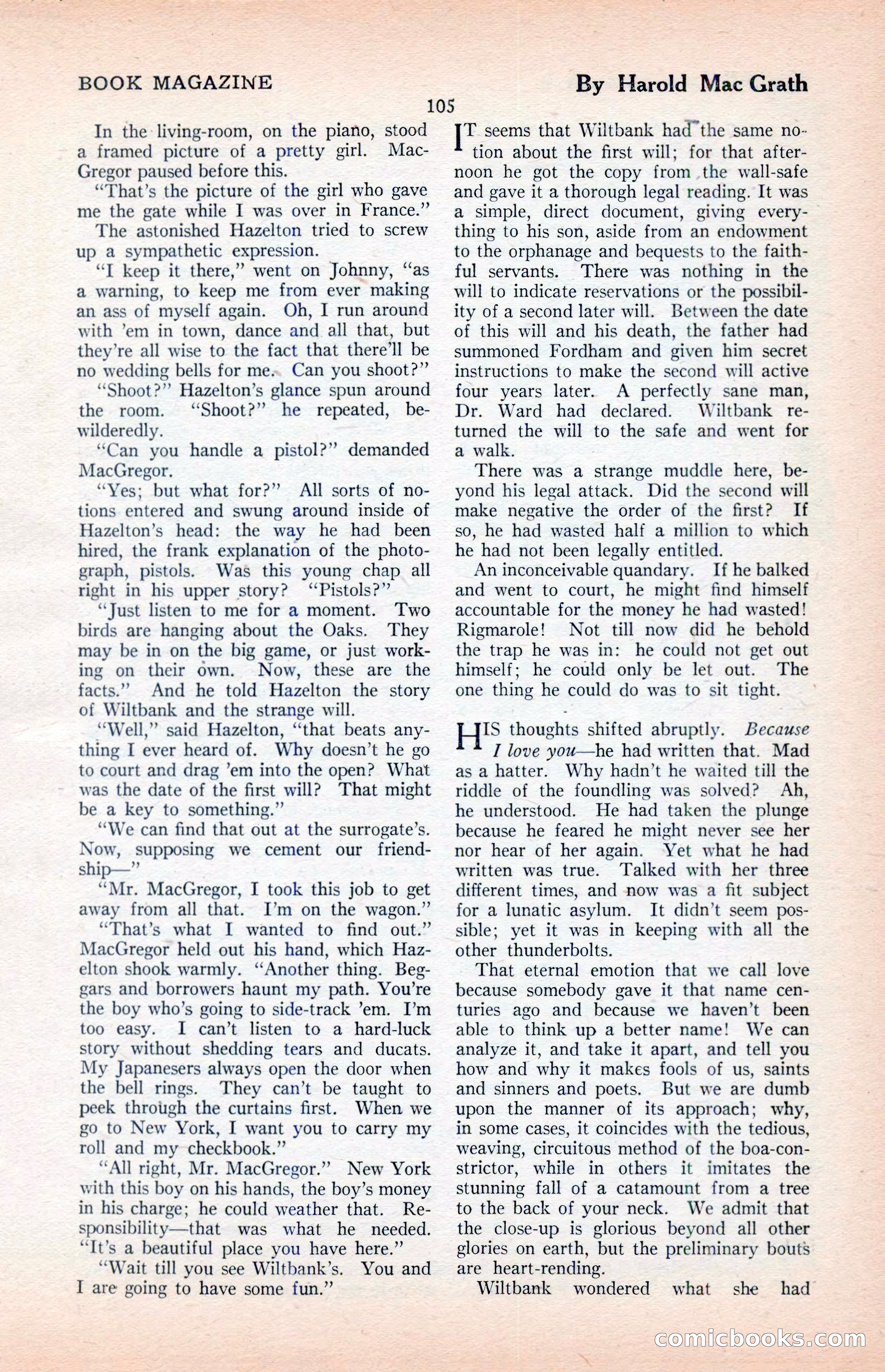 The Illustrated Blue Book Magazine, April 1927 — page 107 of 208