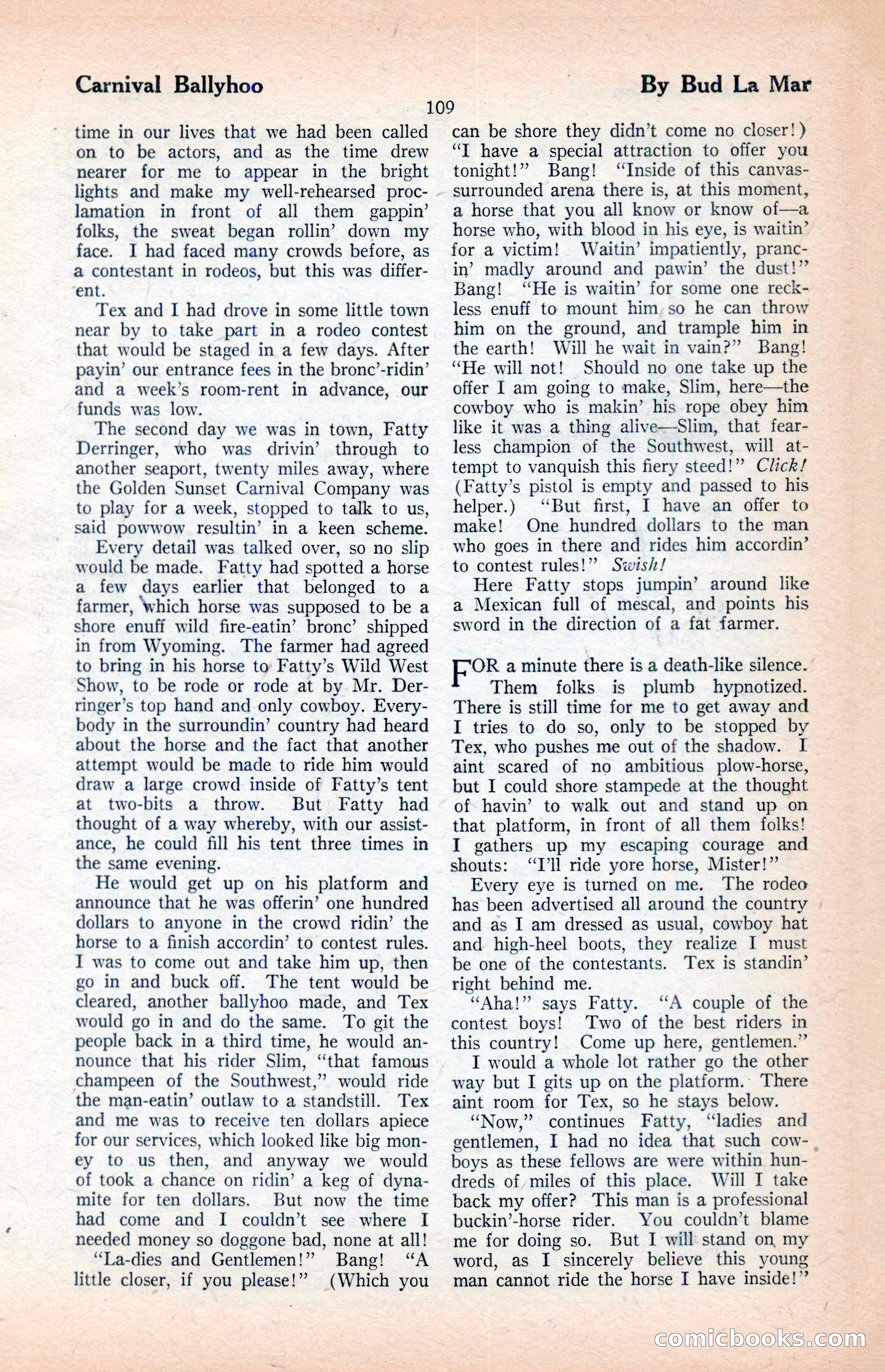 The Illustrated Blue Book Magazine, April 1927 — page 111 of 208
