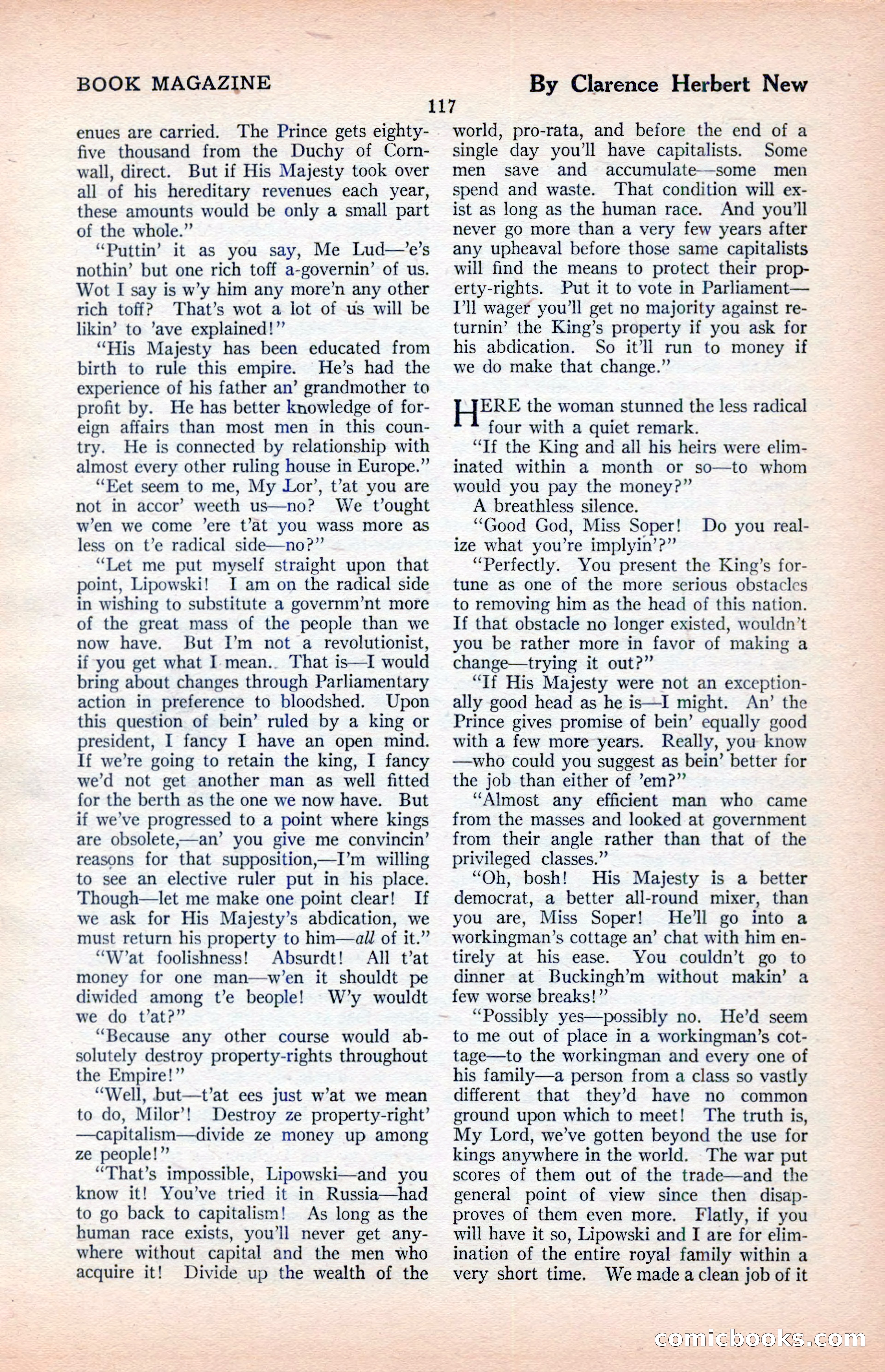 The Illustrated Blue Book Magazine, April 1927 — page 119 of 208