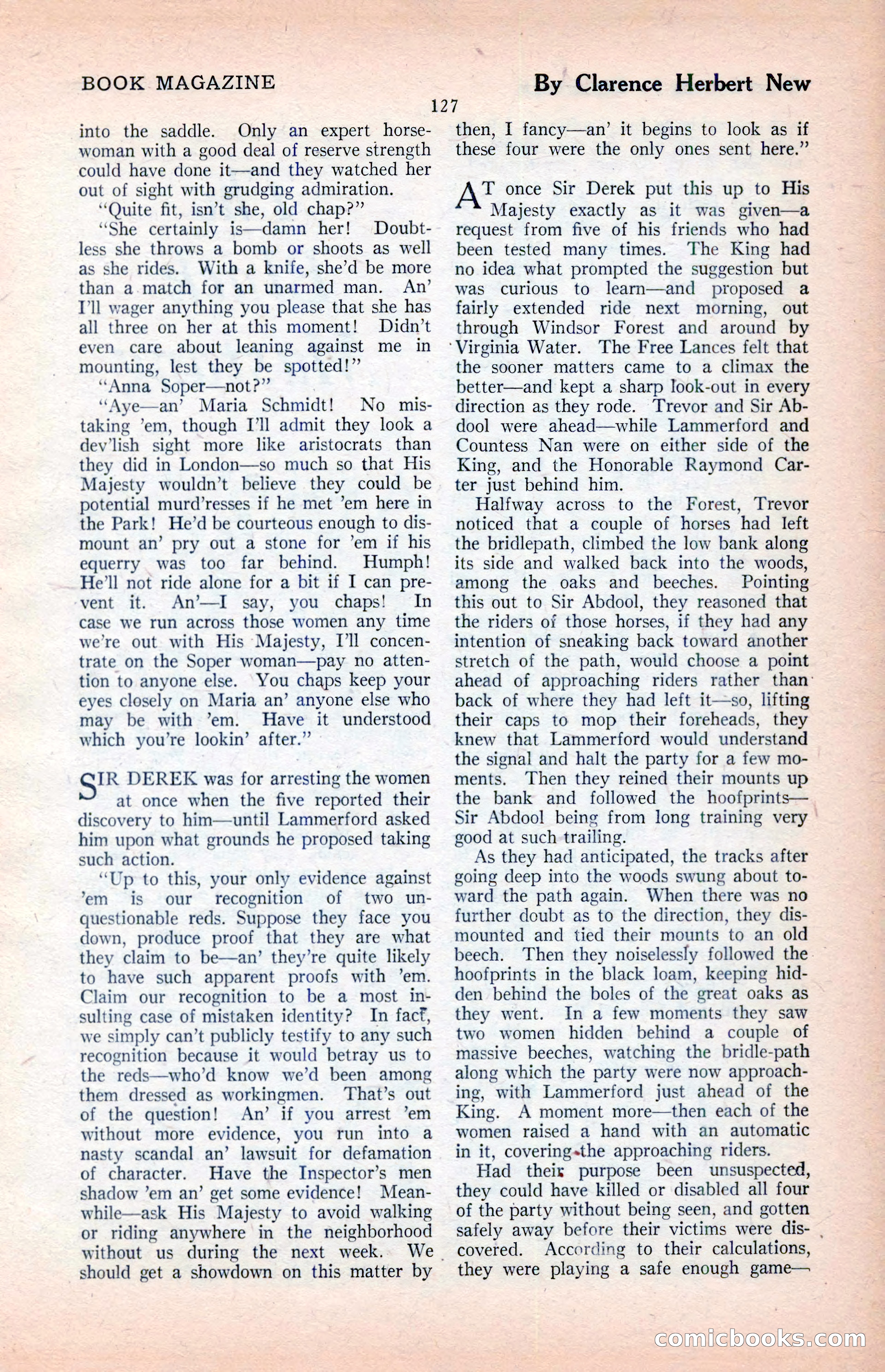 The Illustrated Blue Book Magazine, April 1927 — page 129 of 208