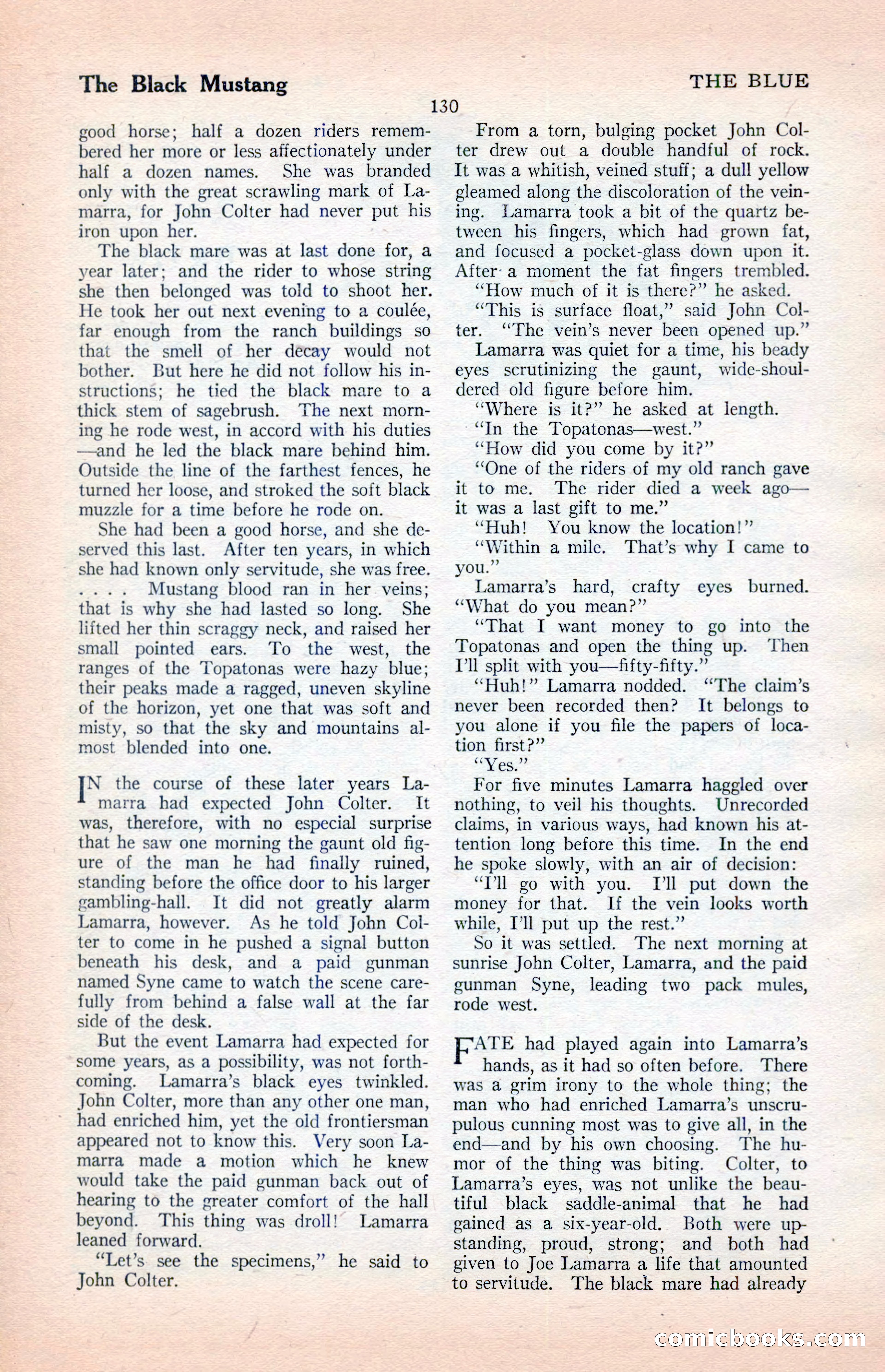 The Illustrated Blue Book Magazine, April 1927 — page 132 of 208