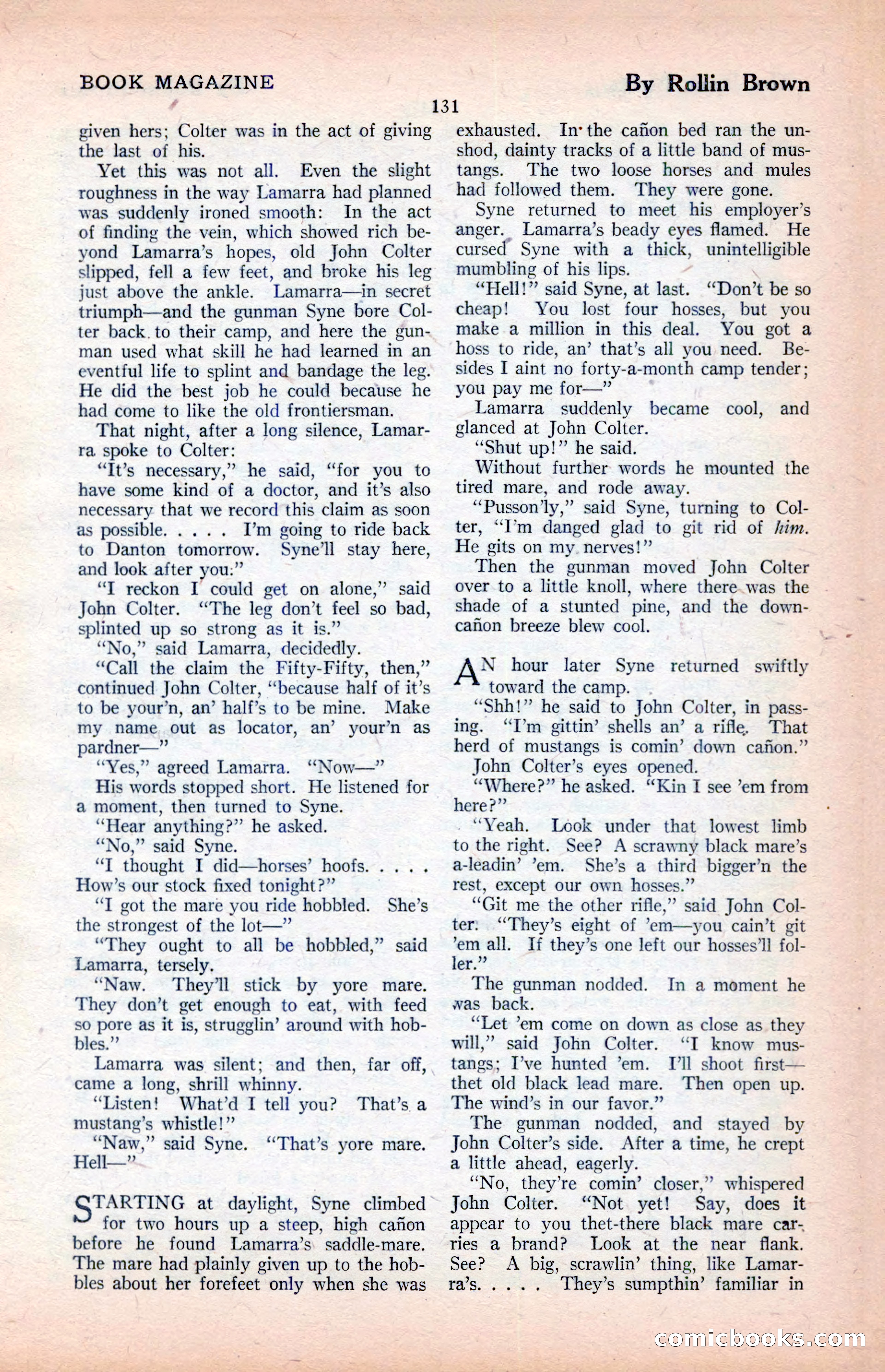 The Illustrated Blue Book Magazine, April 1927 — page 133 of 208