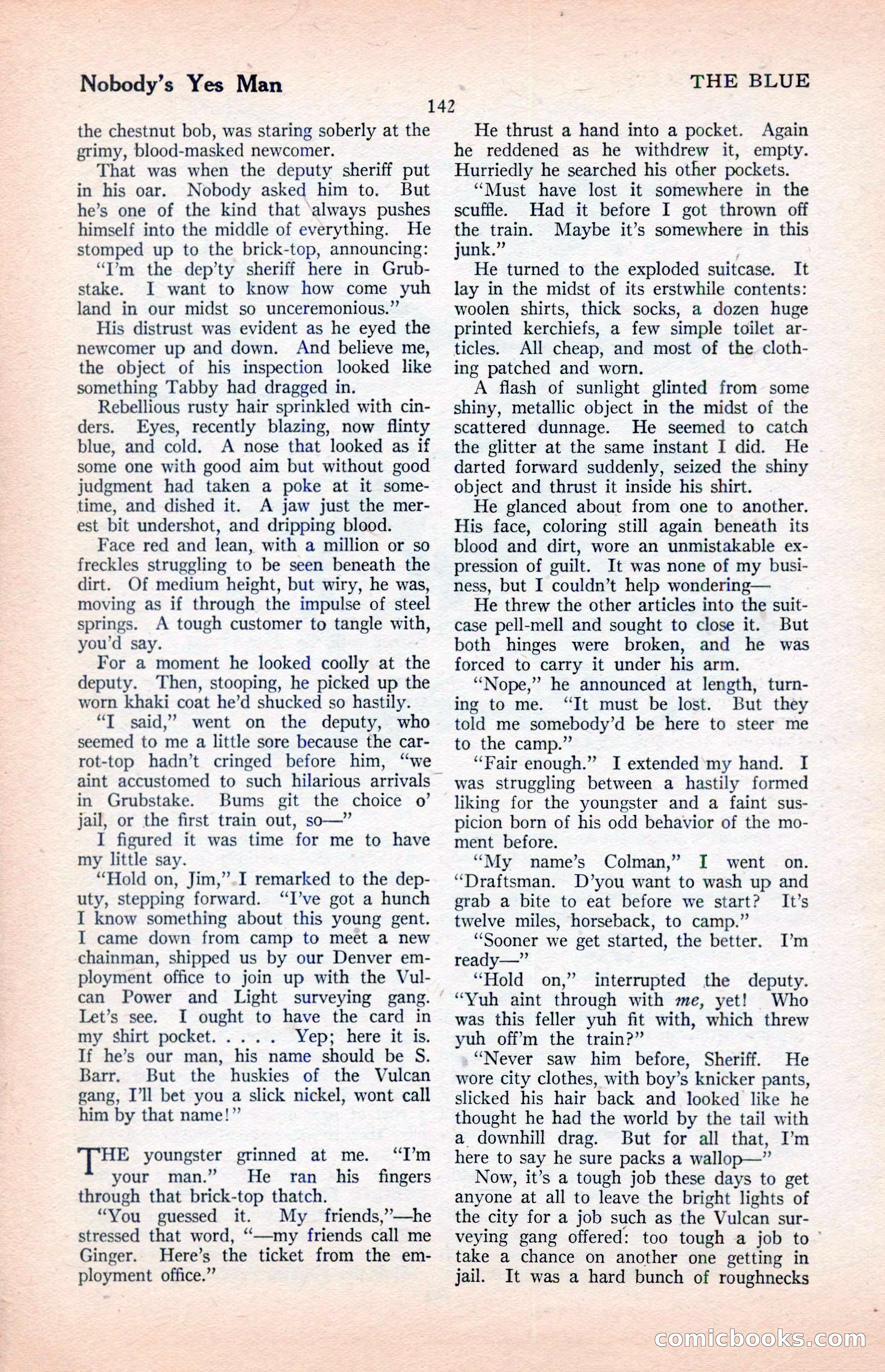 The Illustrated Blue Book Magazine, April 1927 — page 144 of 208
