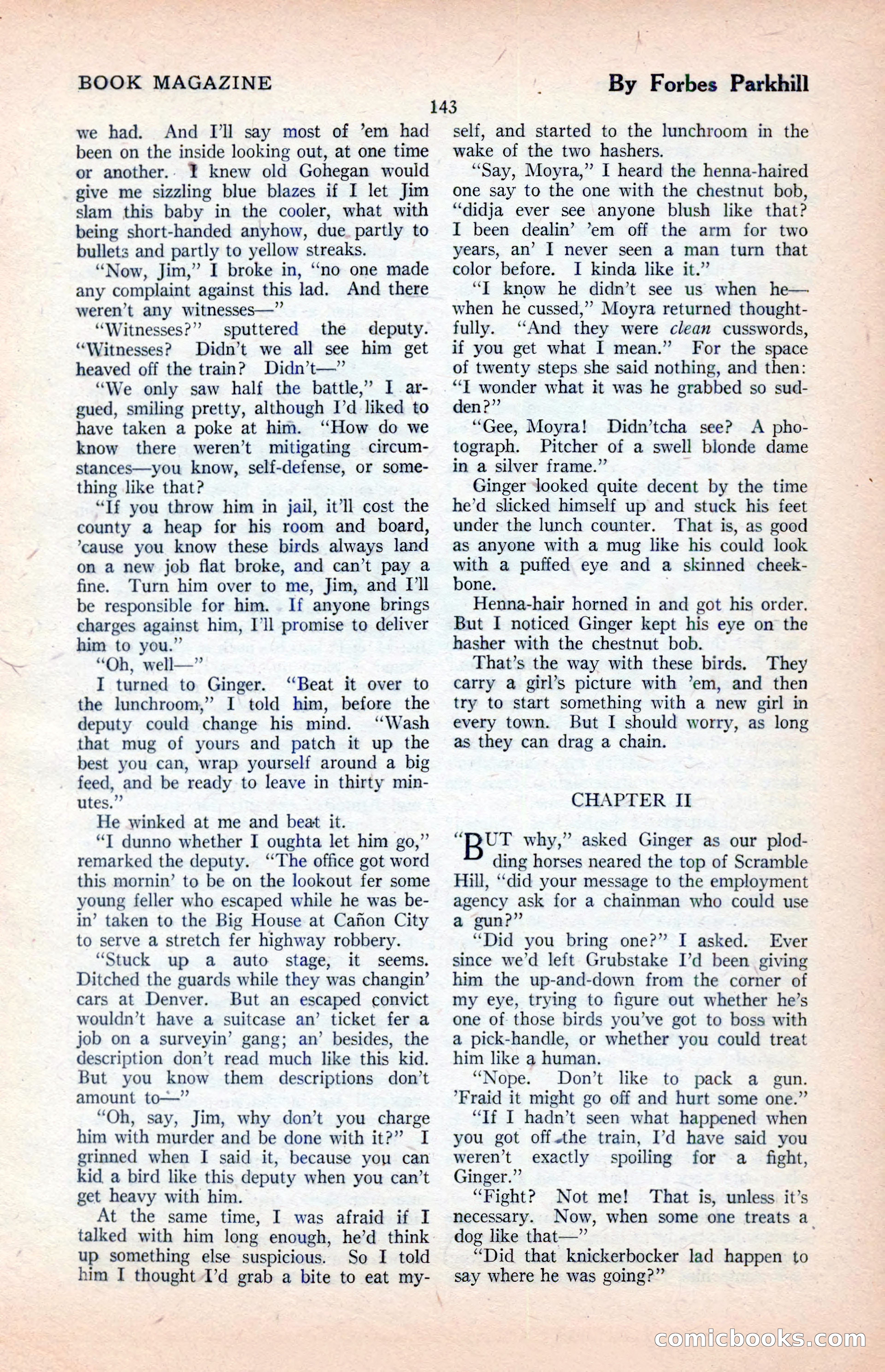 The Illustrated Blue Book Magazine, April 1927 — page 145 of 208