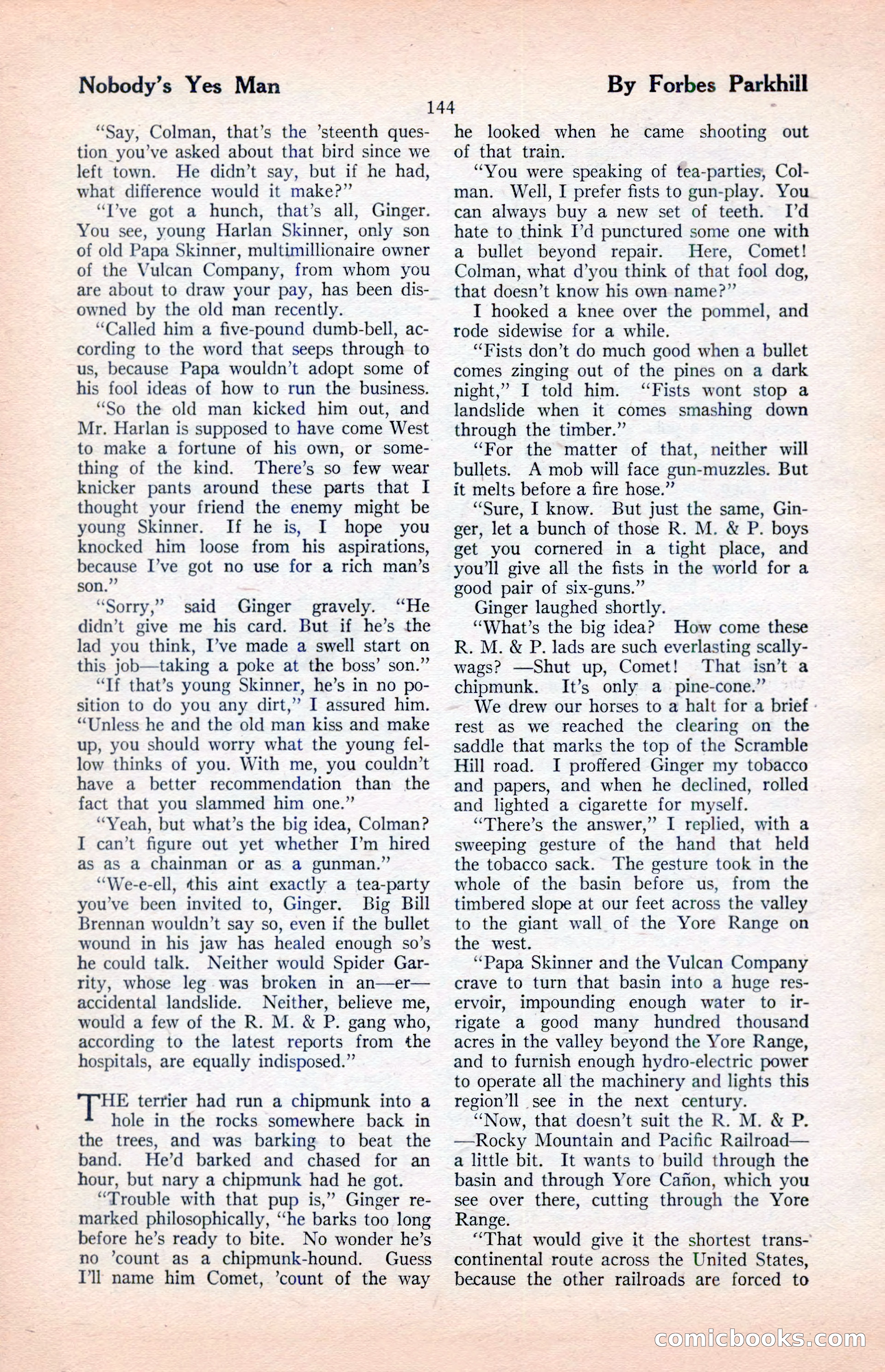 The Illustrated Blue Book Magazine, April 1927 — page 146 of 208