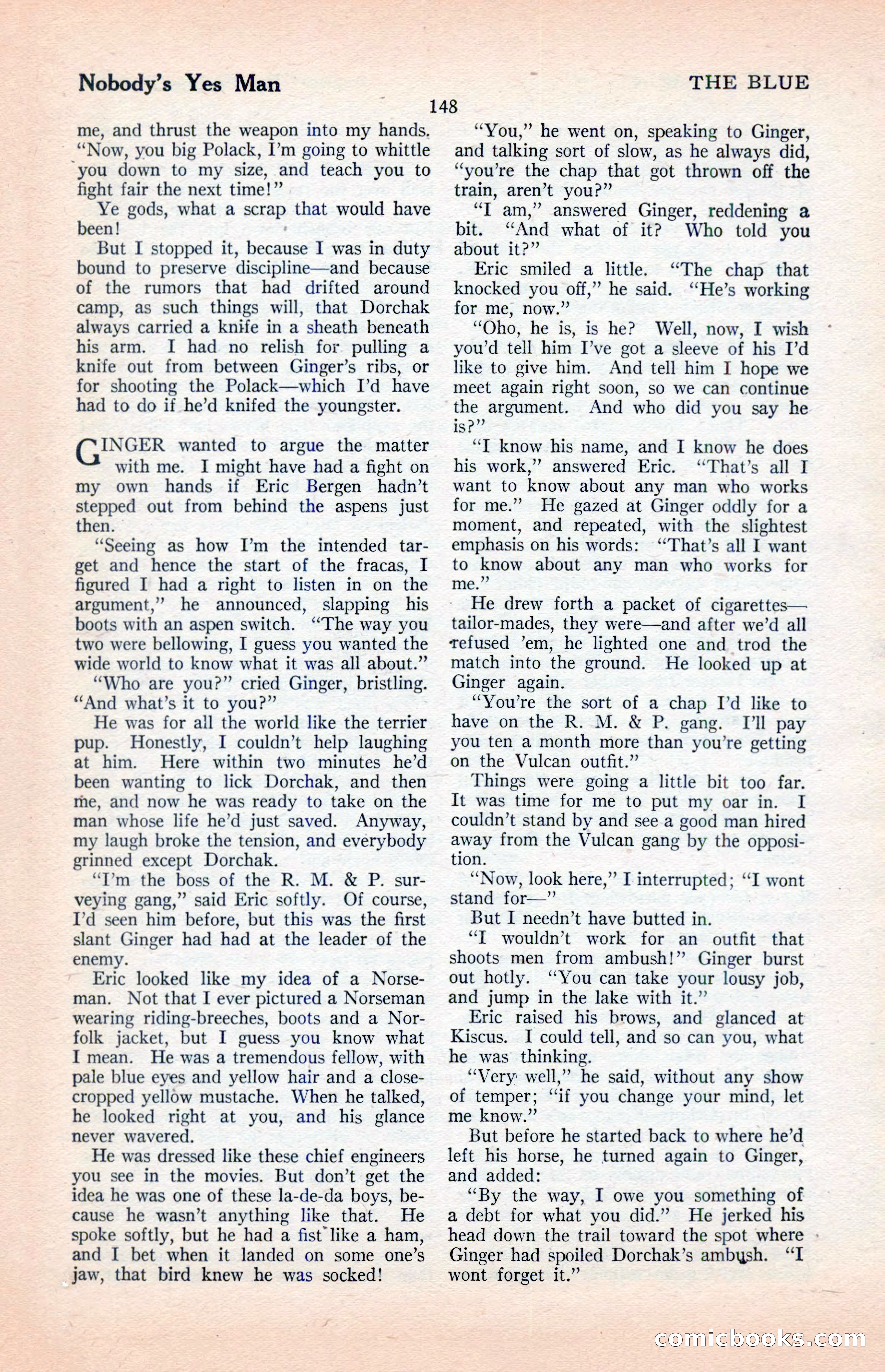 The Illustrated Blue Book Magazine, April 1927 — page 150 of 208