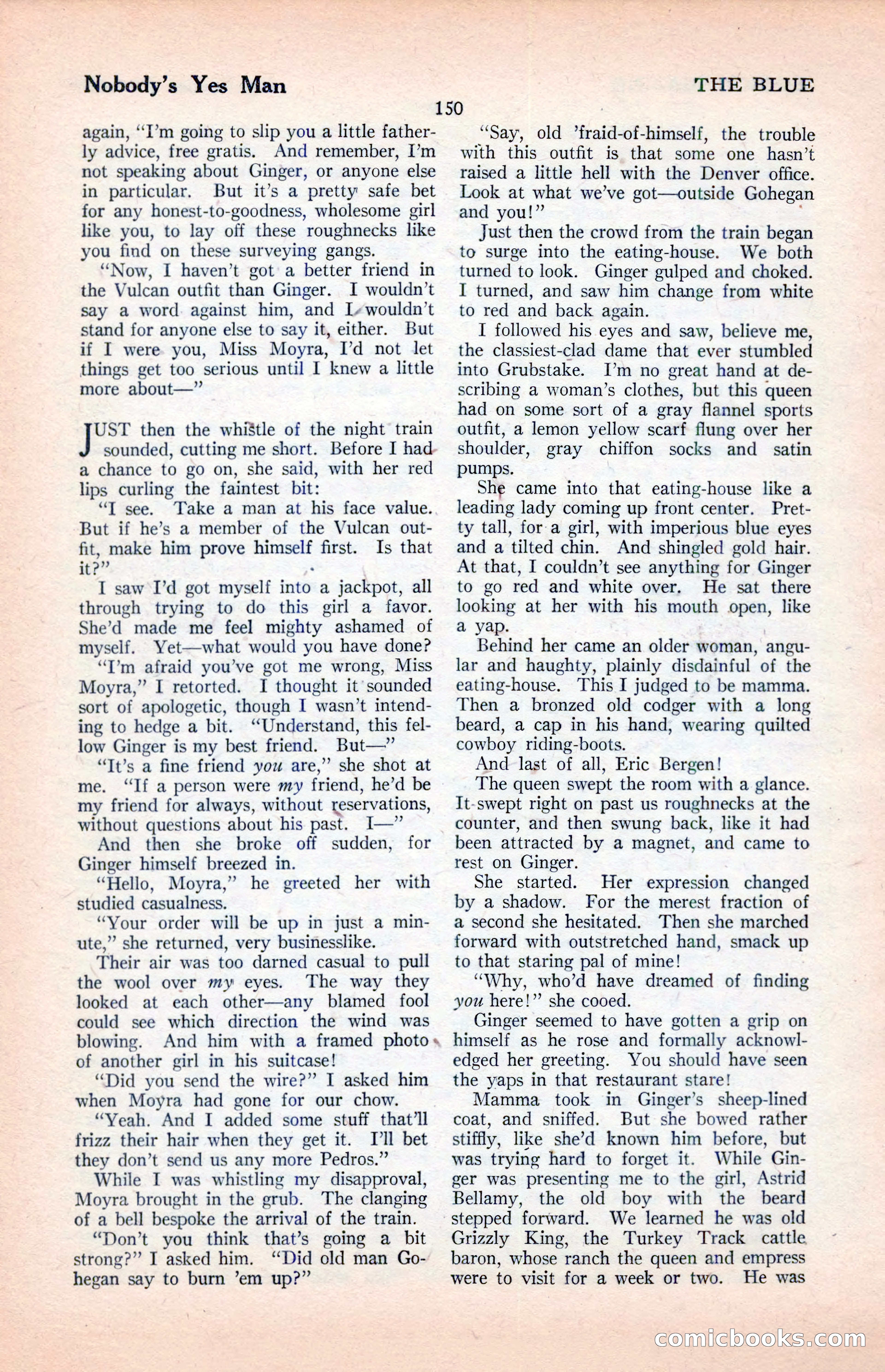 The Illustrated Blue Book Magazine, April 1927 — page 152 of 208