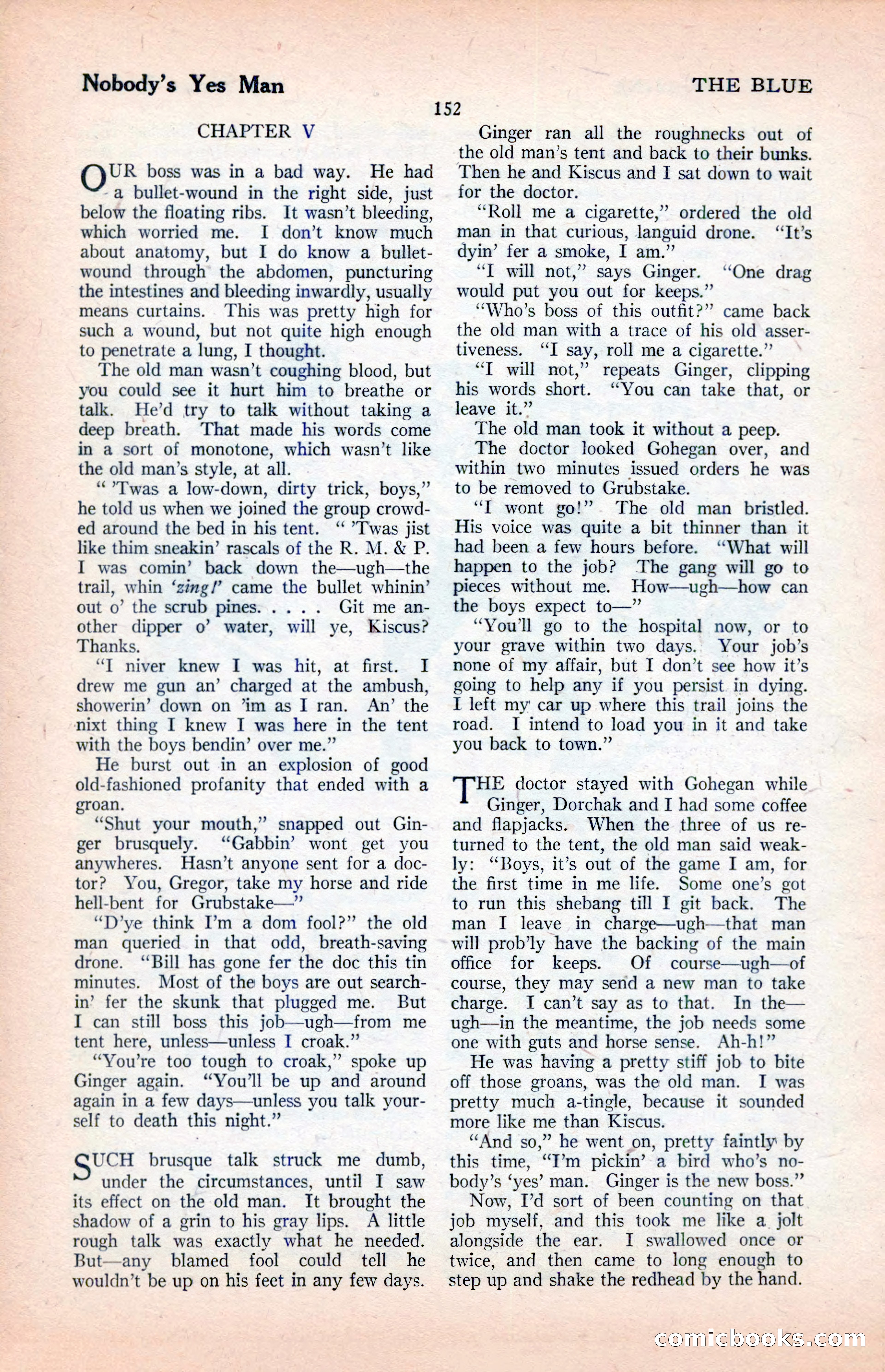 The Illustrated Blue Book Magazine, April 1927 — page 154 of 208