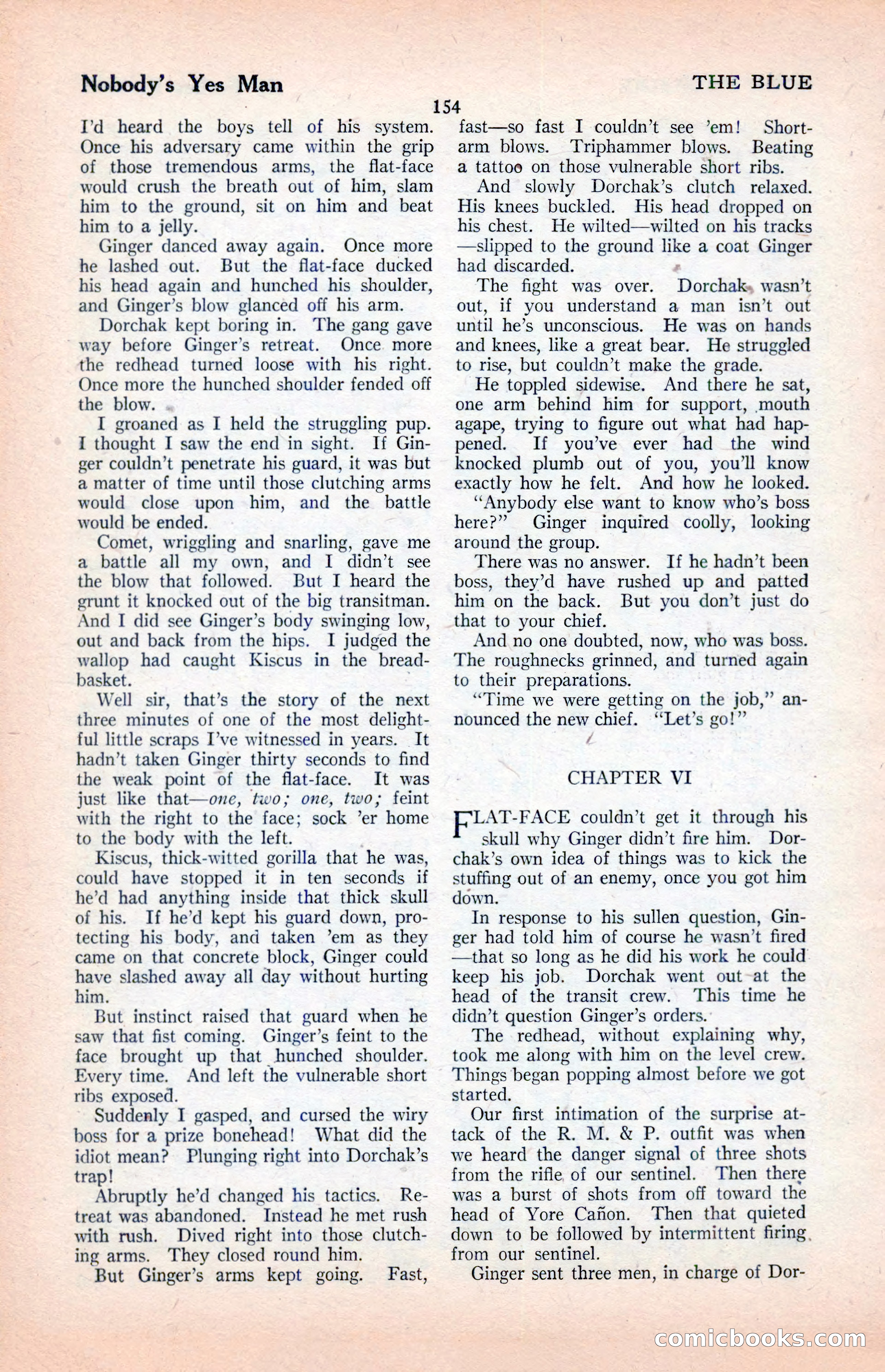 The Illustrated Blue Book Magazine, April 1927 — page 156 of 208