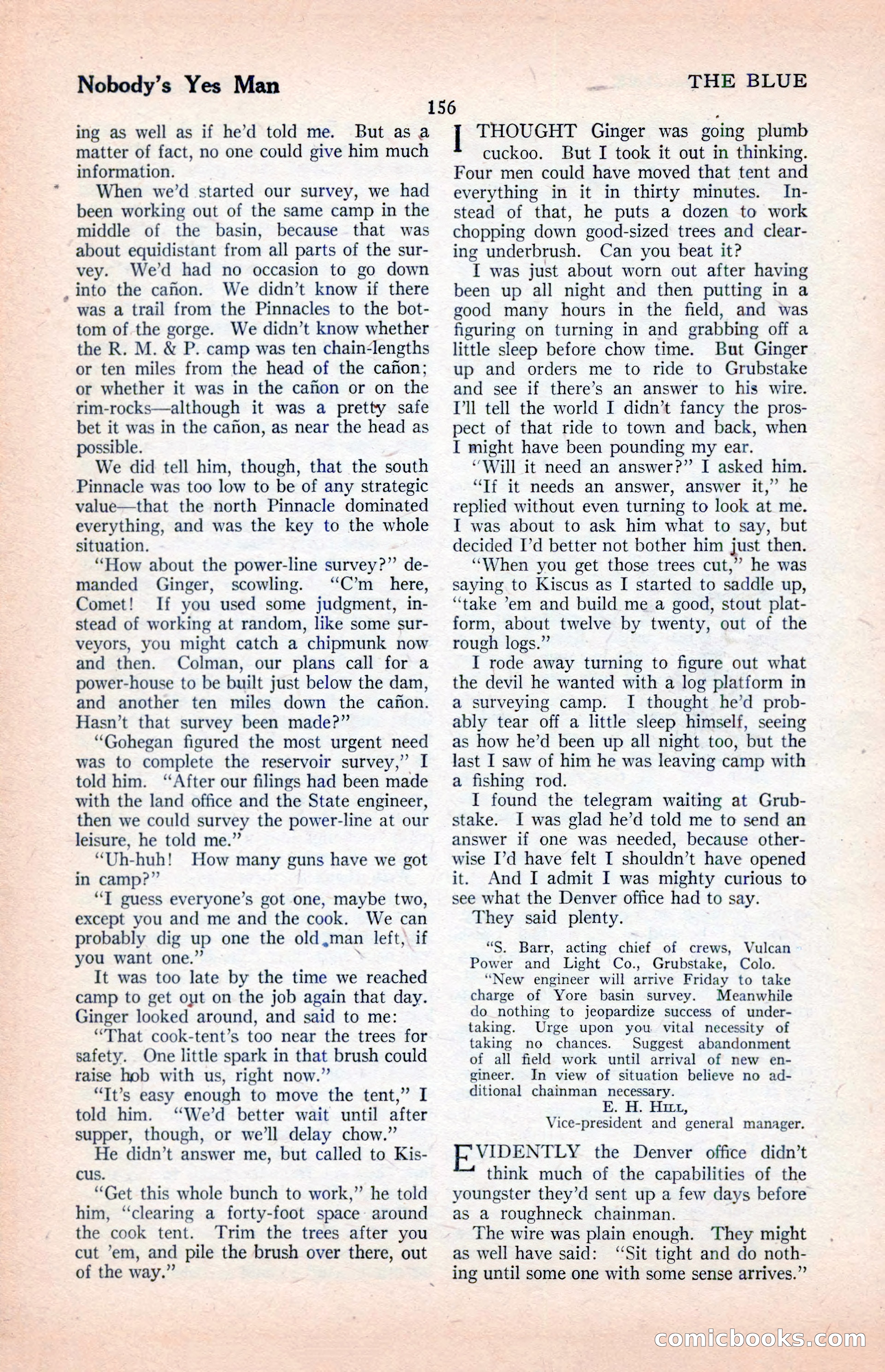 The Illustrated Blue Book Magazine, April 1927 — page 158 of 208