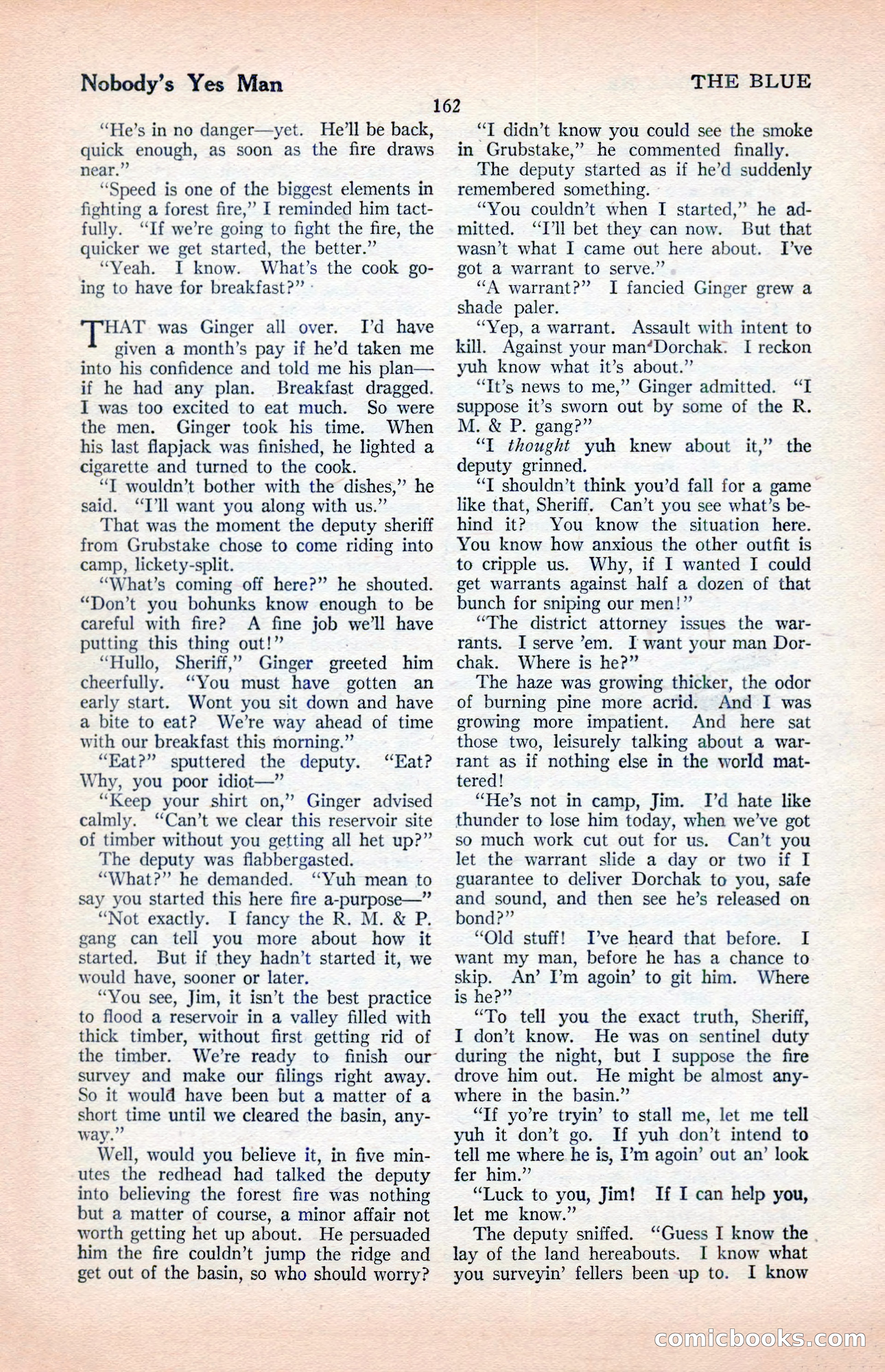 The Illustrated Blue Book Magazine, April 1927 — page 164 of 208