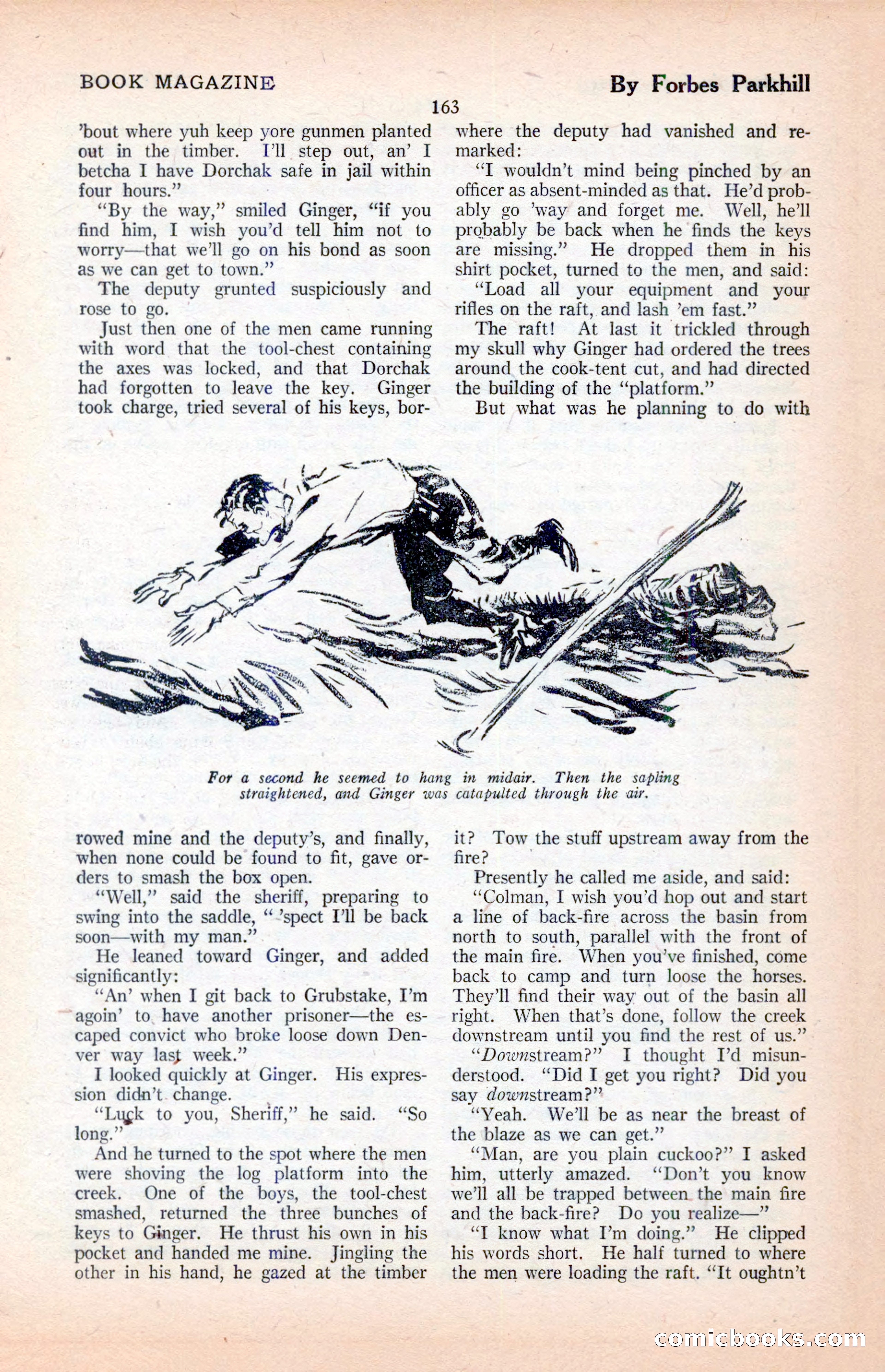 The Illustrated Blue Book Magazine, April 1927 — page 165 of 208