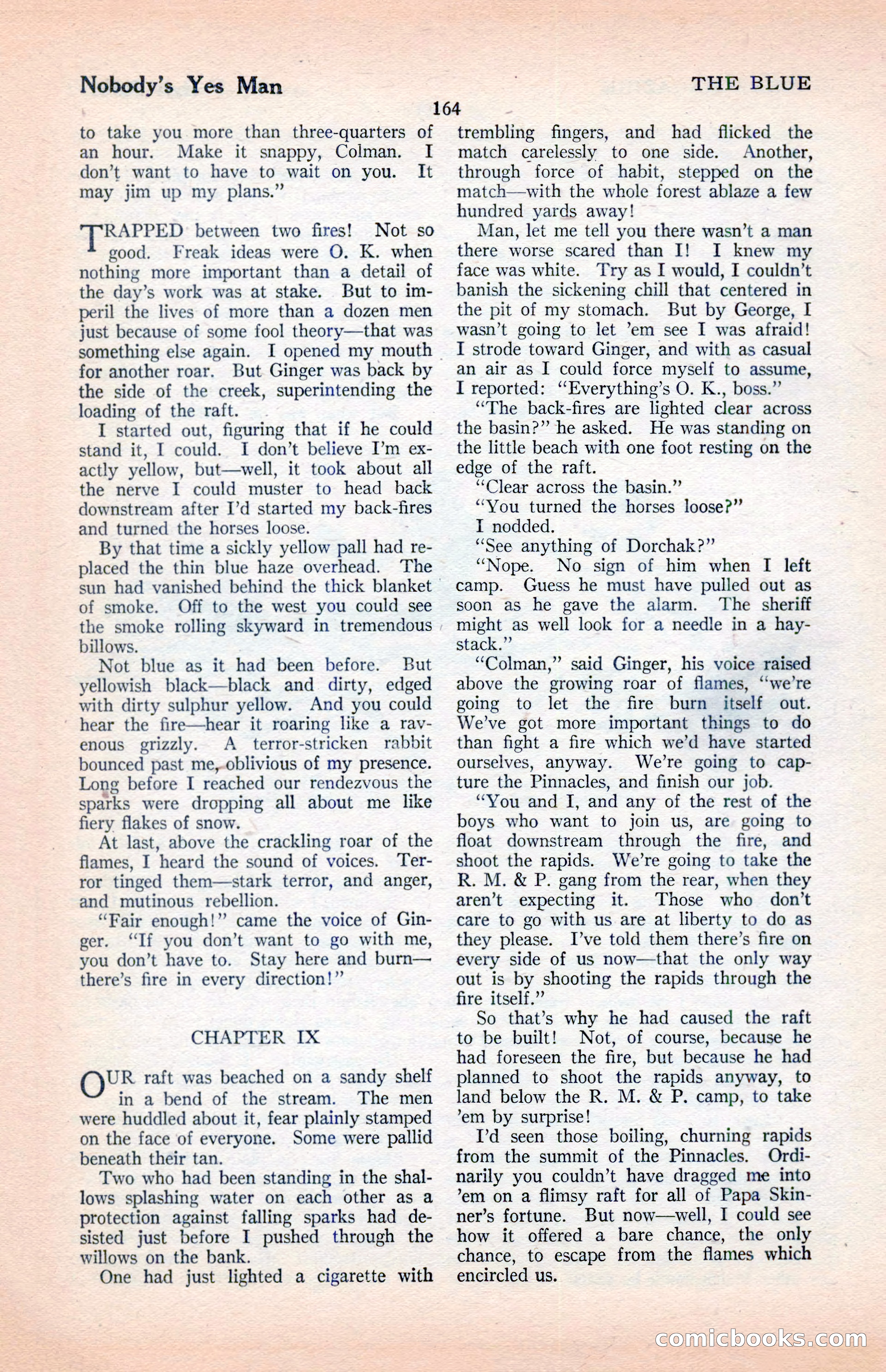 The Illustrated Blue Book Magazine, April 1927 — page 166 of 208