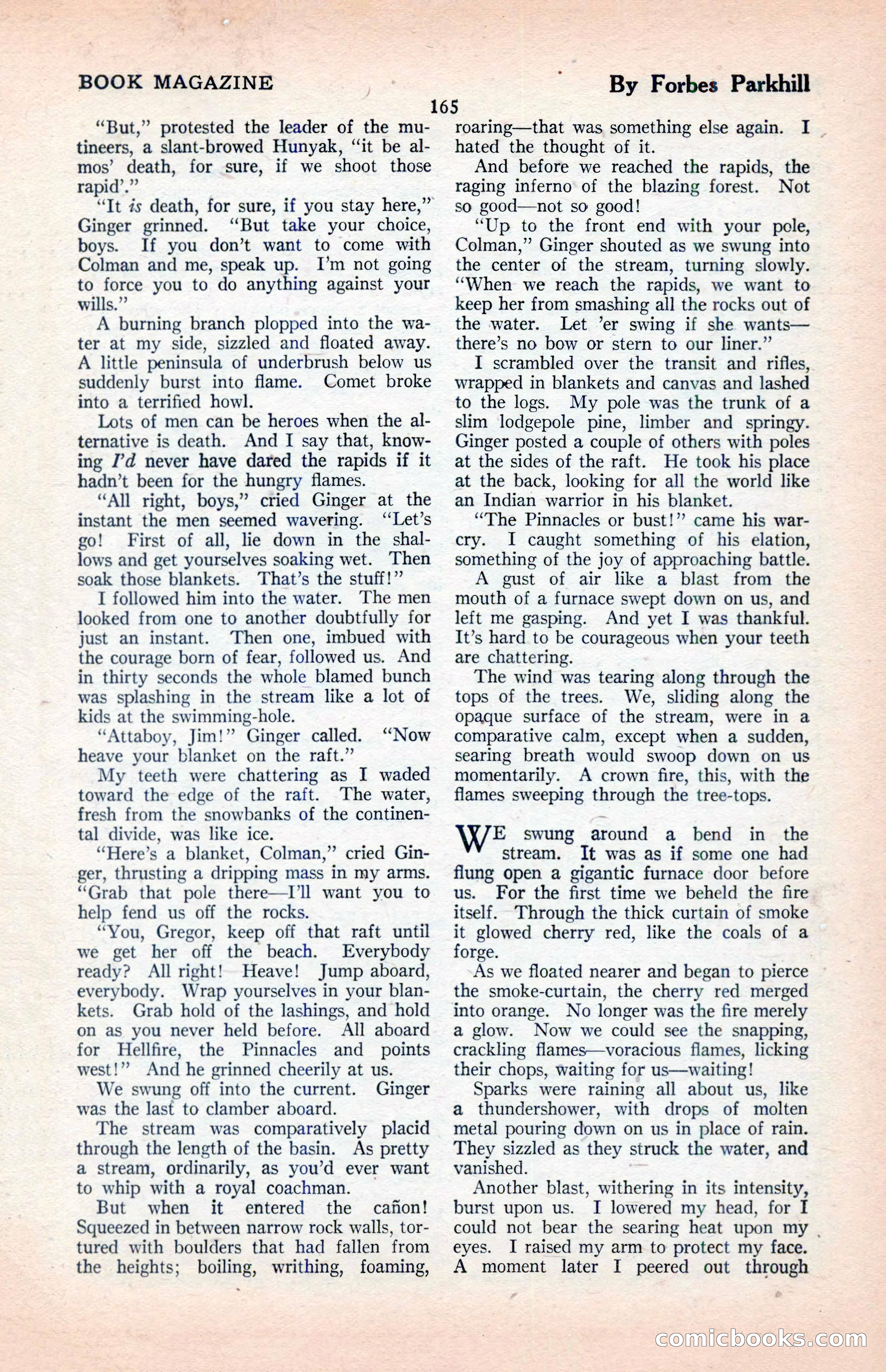 The Illustrated Blue Book Magazine, April 1927 — page 167 of 208