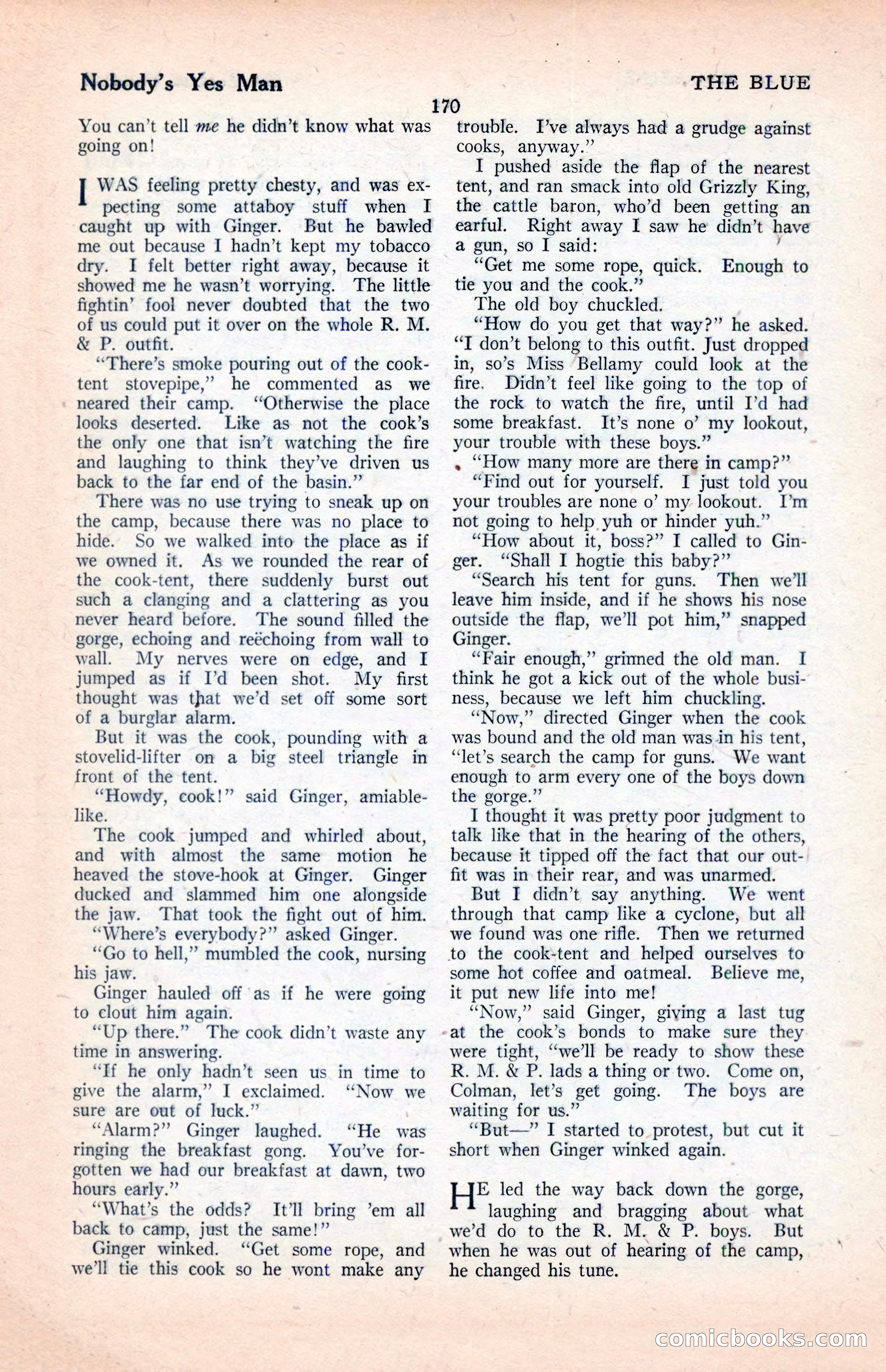The Illustrated Blue Book Magazine, April 1927 — page 172 of 208