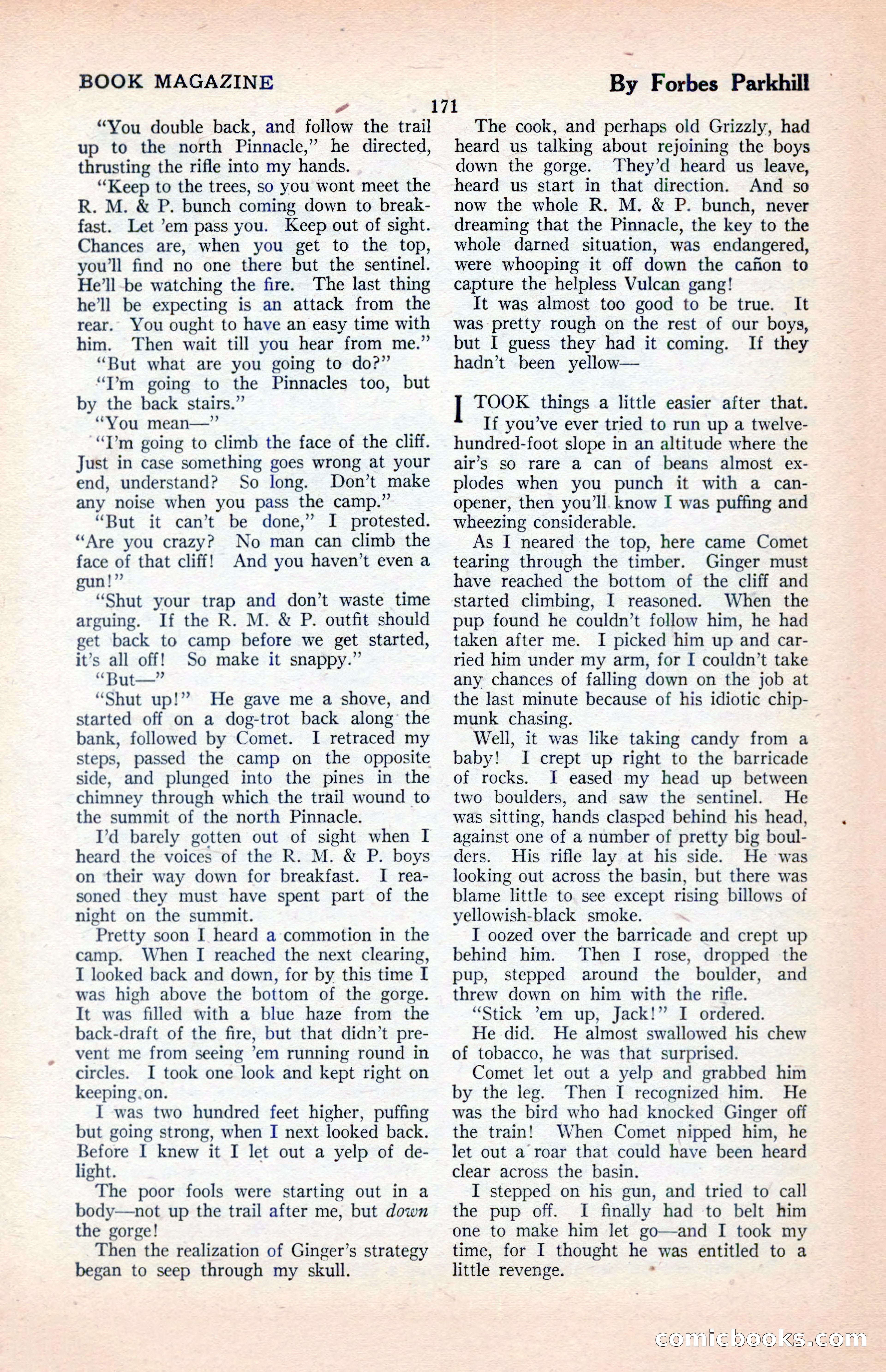 The Illustrated Blue Book Magazine, April 1927 — page 173 of 208