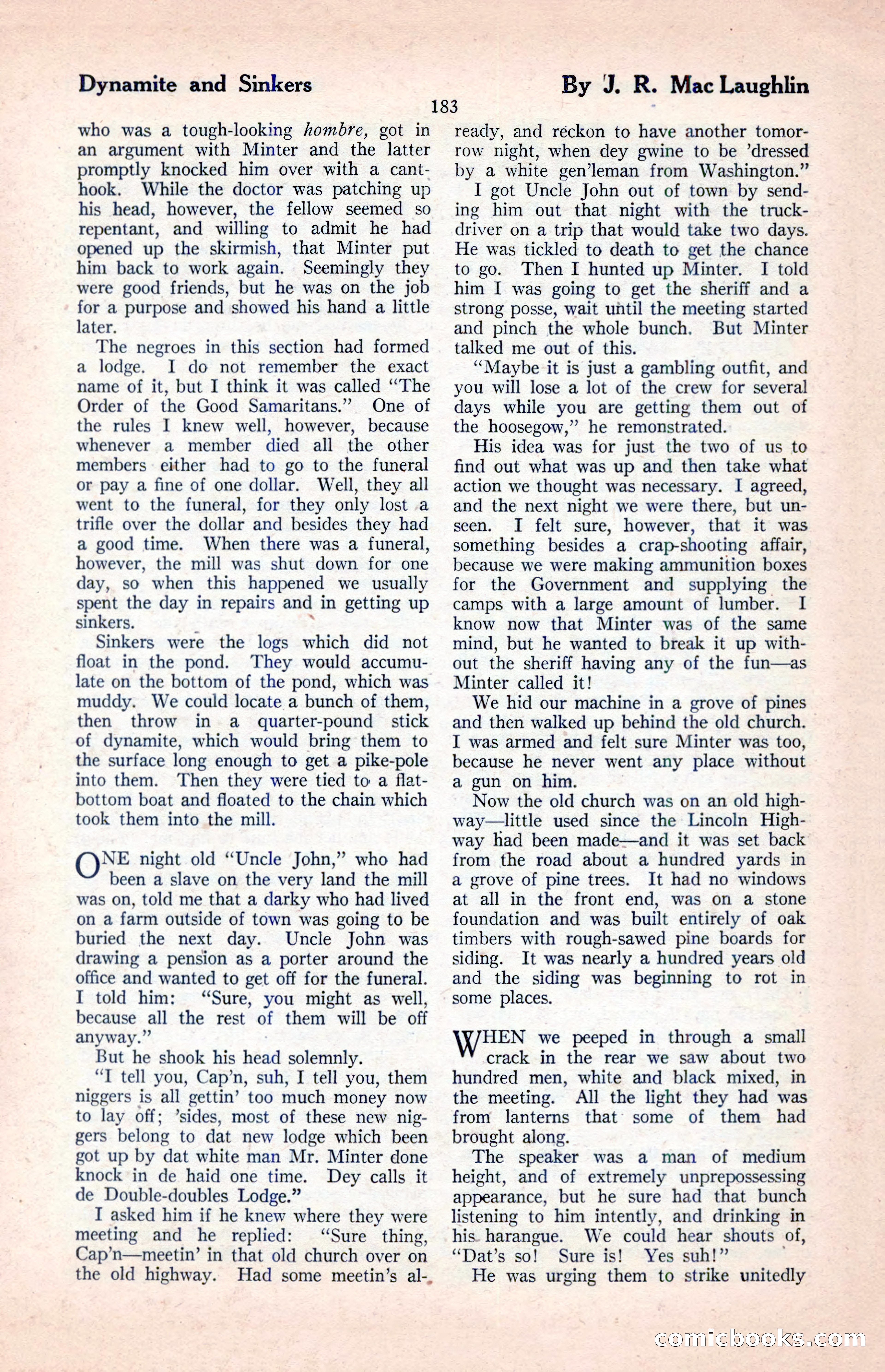 The Illustrated Blue Book Magazine, April 1927 — page 185 of 208