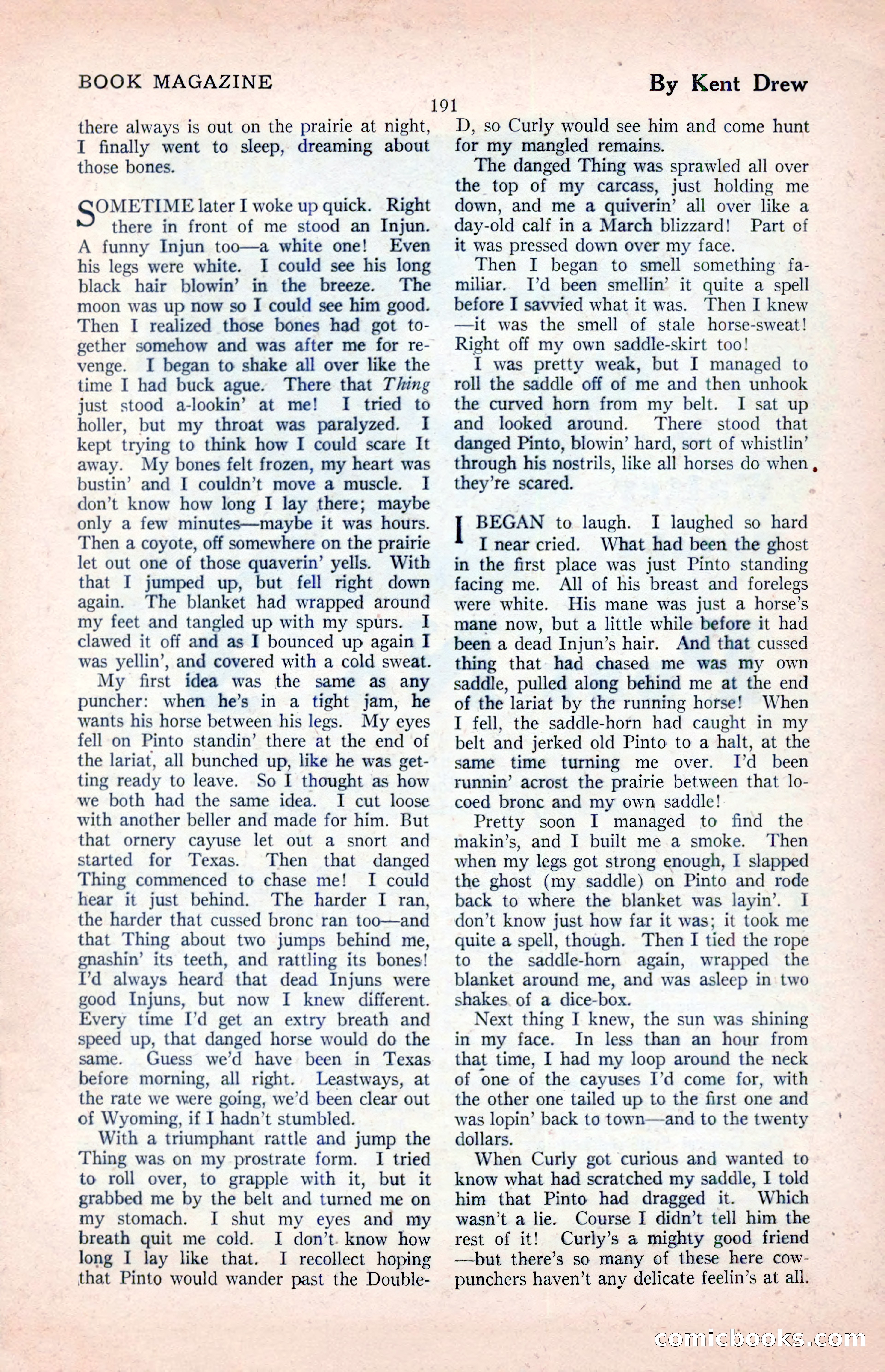 The Illustrated Blue Book Magazine, April 1927 — page 193 of 208