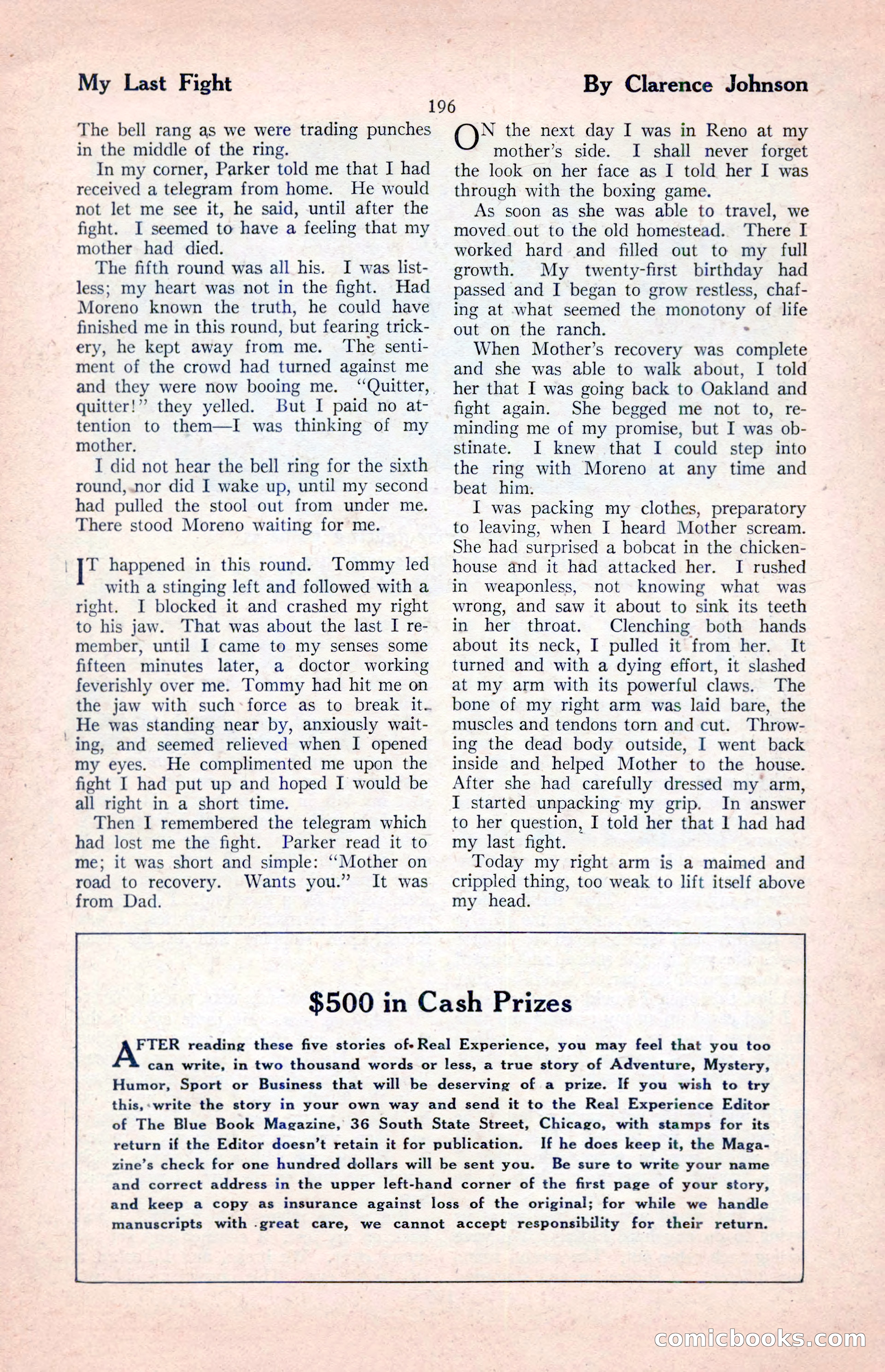 The Illustrated Blue Book Magazine, April 1927 — page 198 of 208