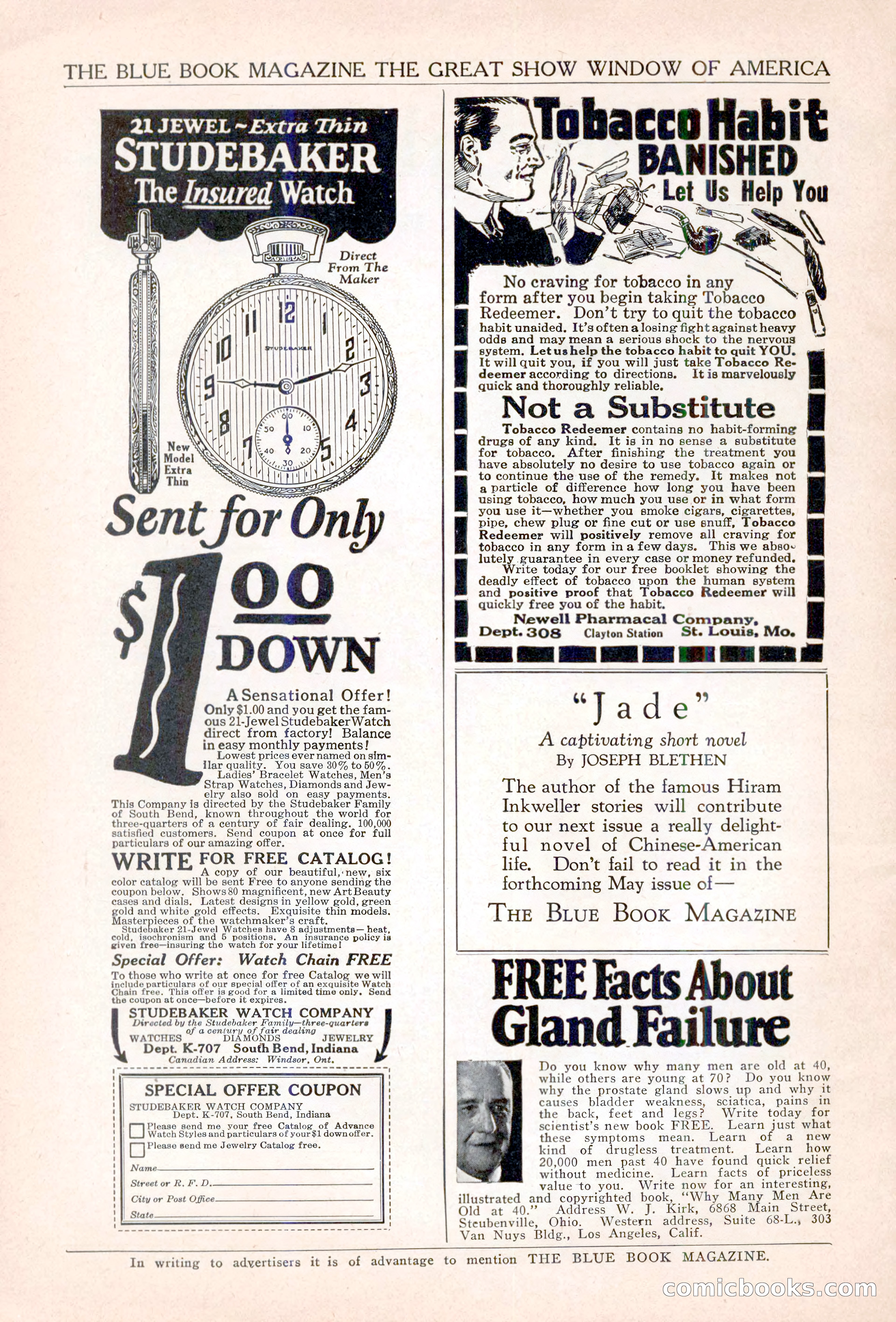 The Illustrated Blue Book Magazine, April 1927 — page 200 of 208