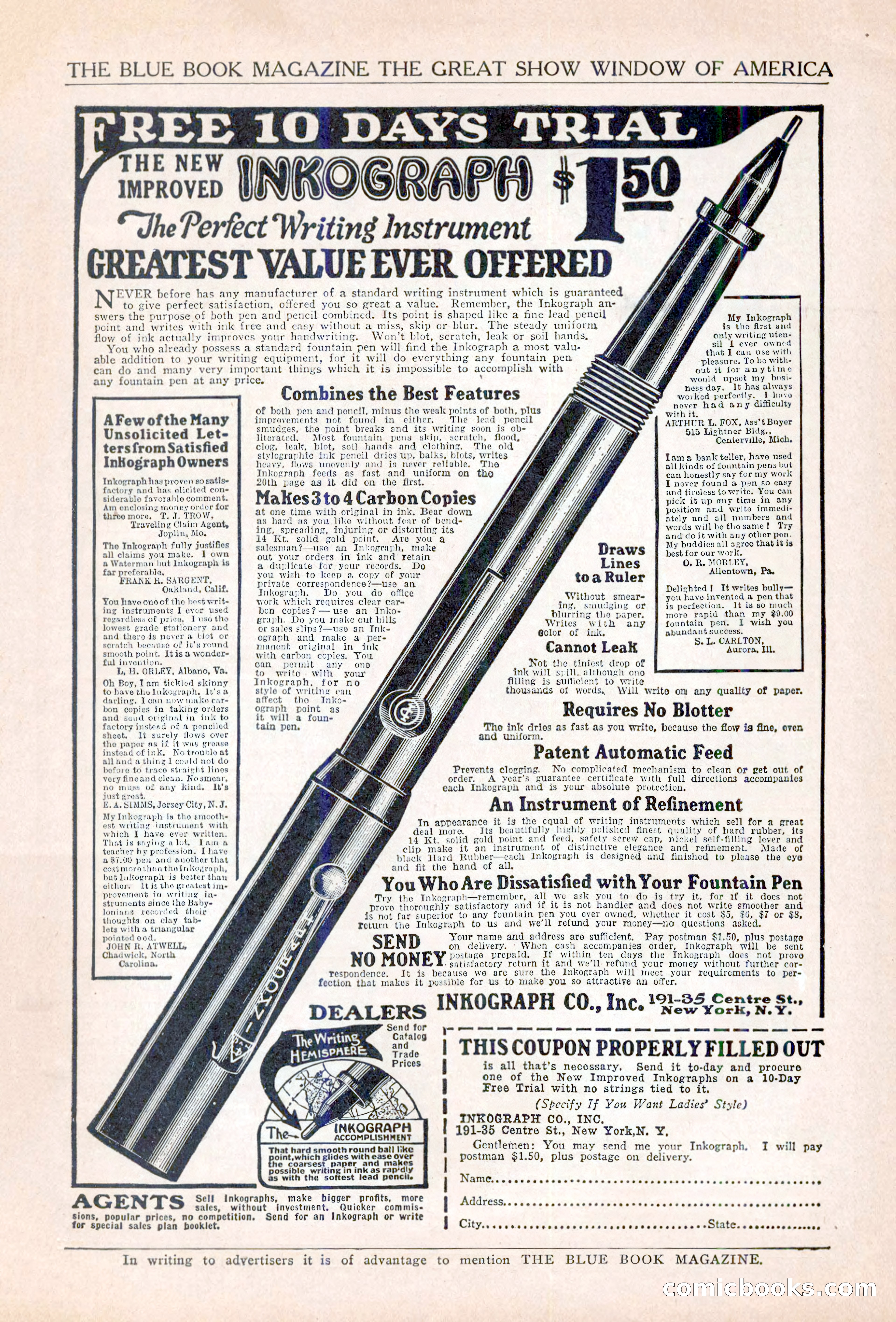 The Illustrated Blue Book Magazine, April 1927 — page 201 of 208