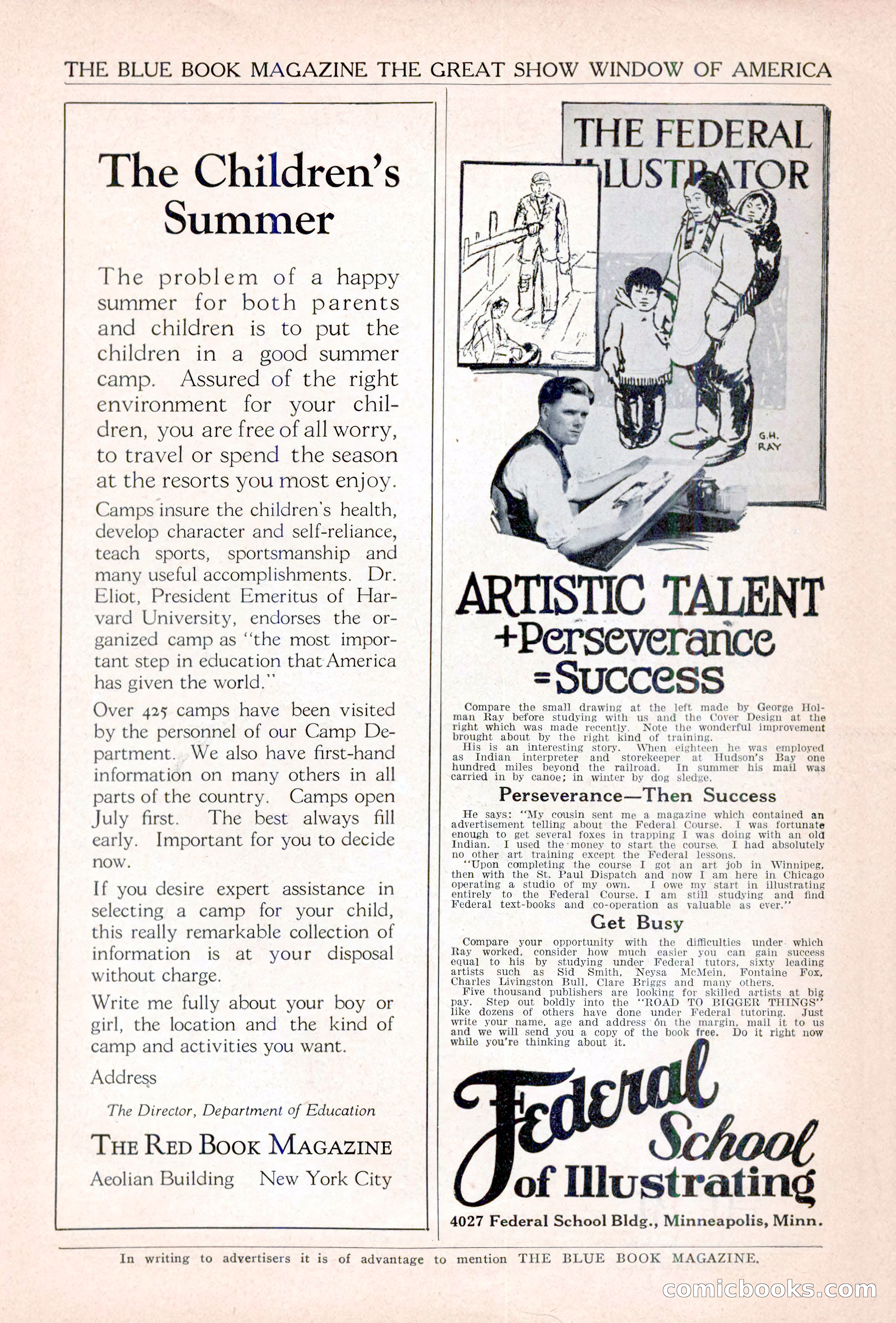 The Illustrated Blue Book Magazine, April 1927 — page 203 of 208