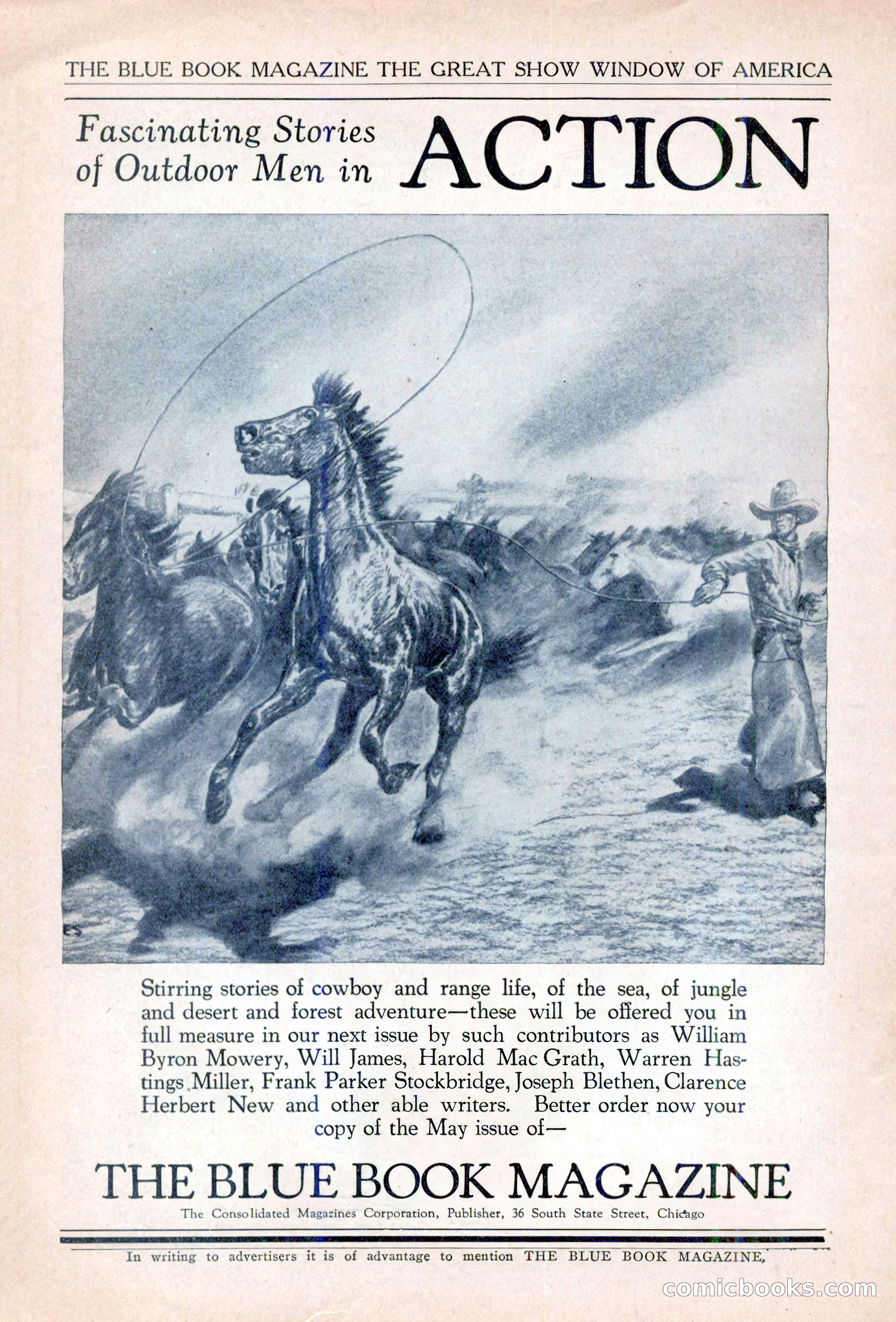 The Illustrated Blue Book Magazine, April 1927 — page 204 of 208