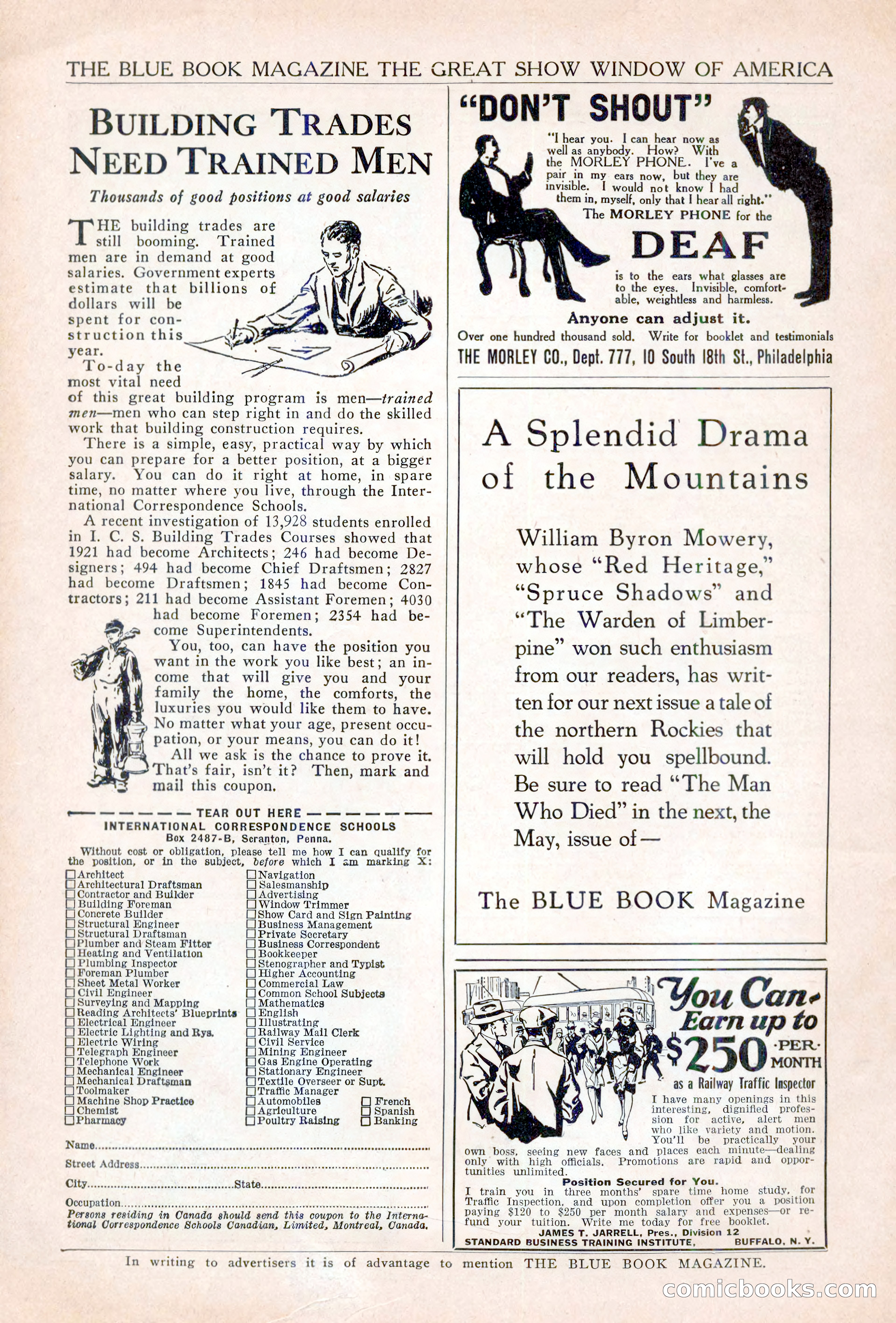 The Illustrated Blue Book Magazine, April 1927 — page 206 of 208