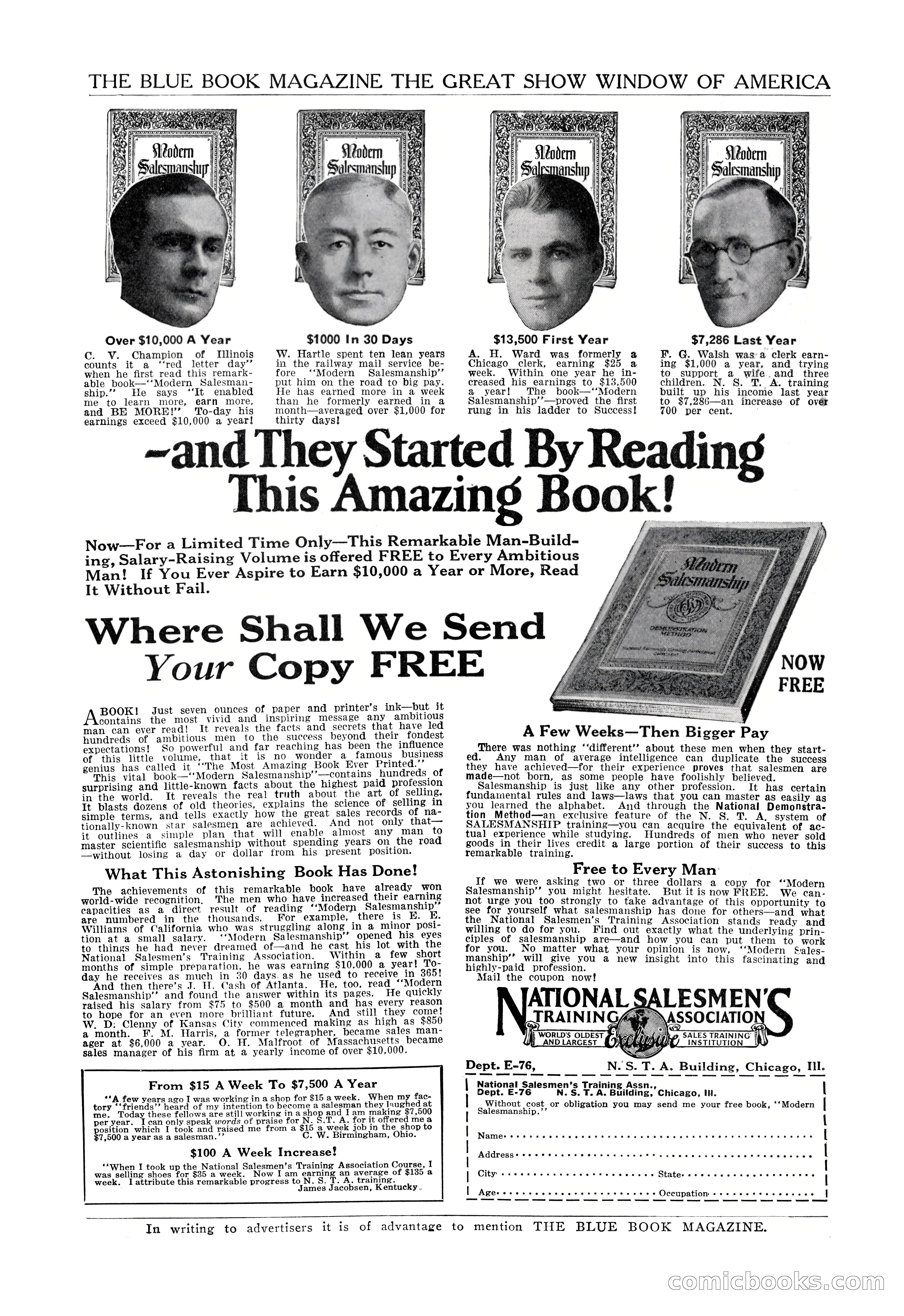 The Illustrated Blue Book Magazine, May 1927 — page 3 of 208