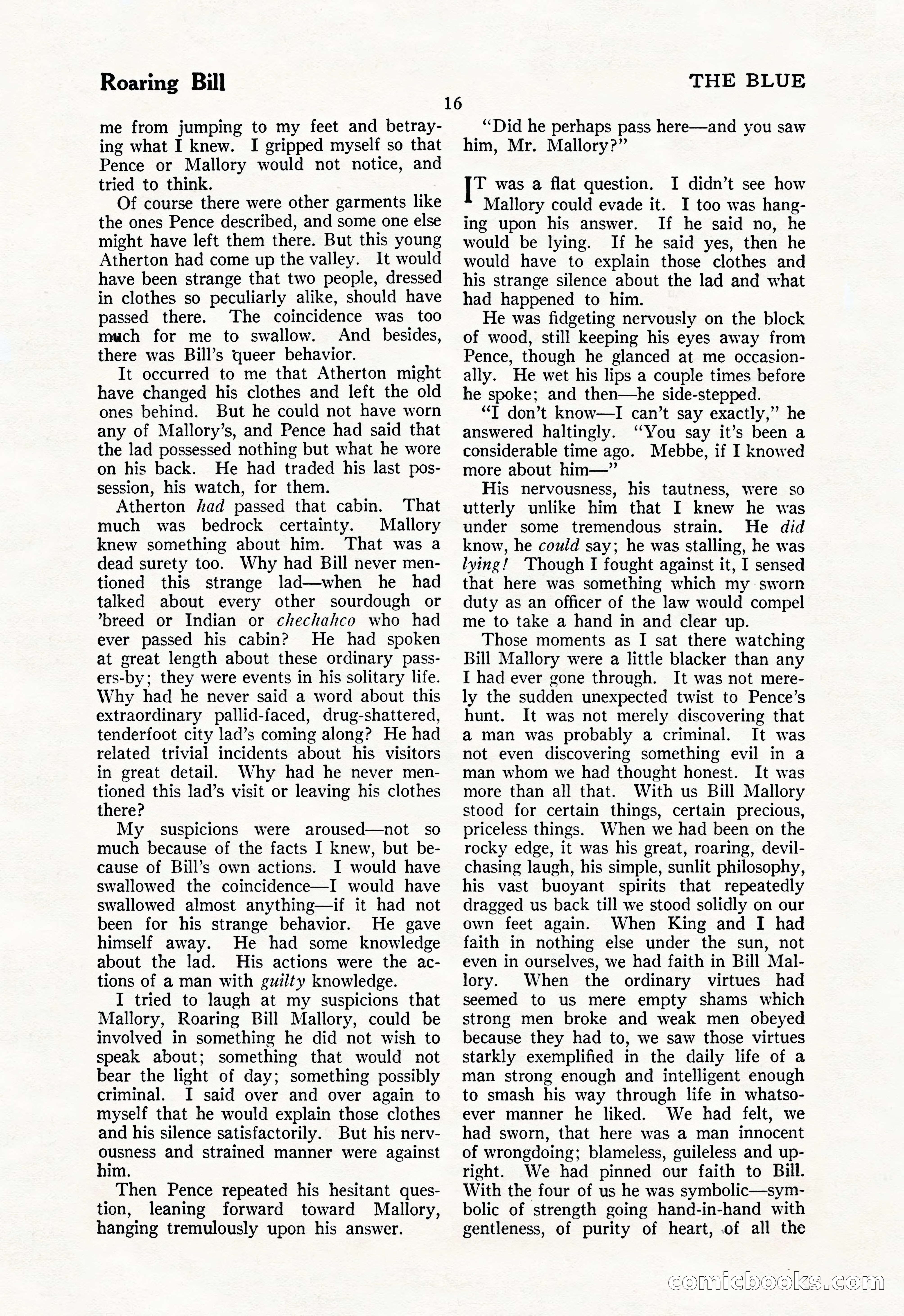 The Illustrated Blue Book Magazine, May 1927 — page 18 of 208