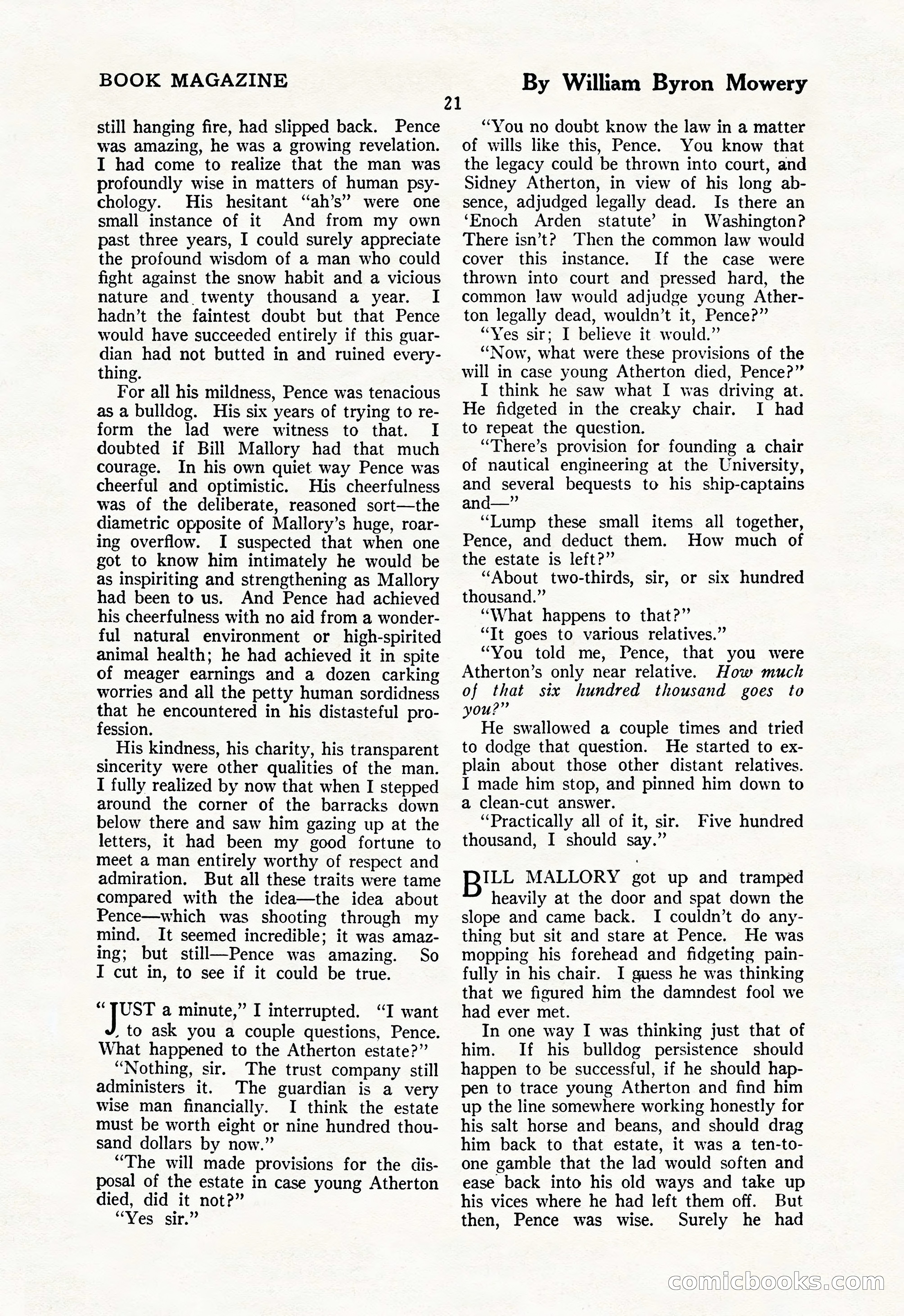 The Illustrated Blue Book Magazine, May 1927 — page 23 of 208