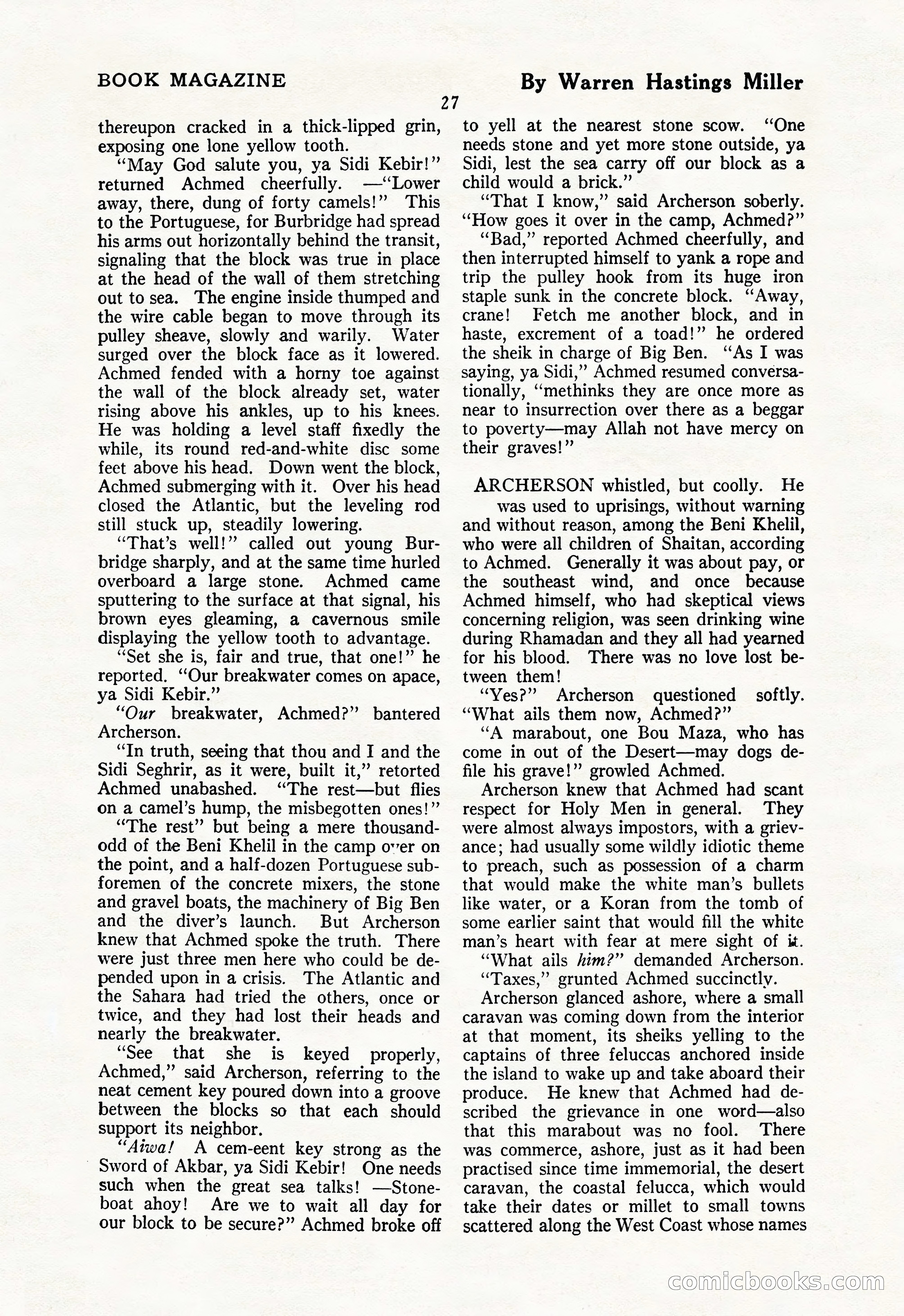 The Illustrated Blue Book Magazine, May 1927 — page 29 of 208