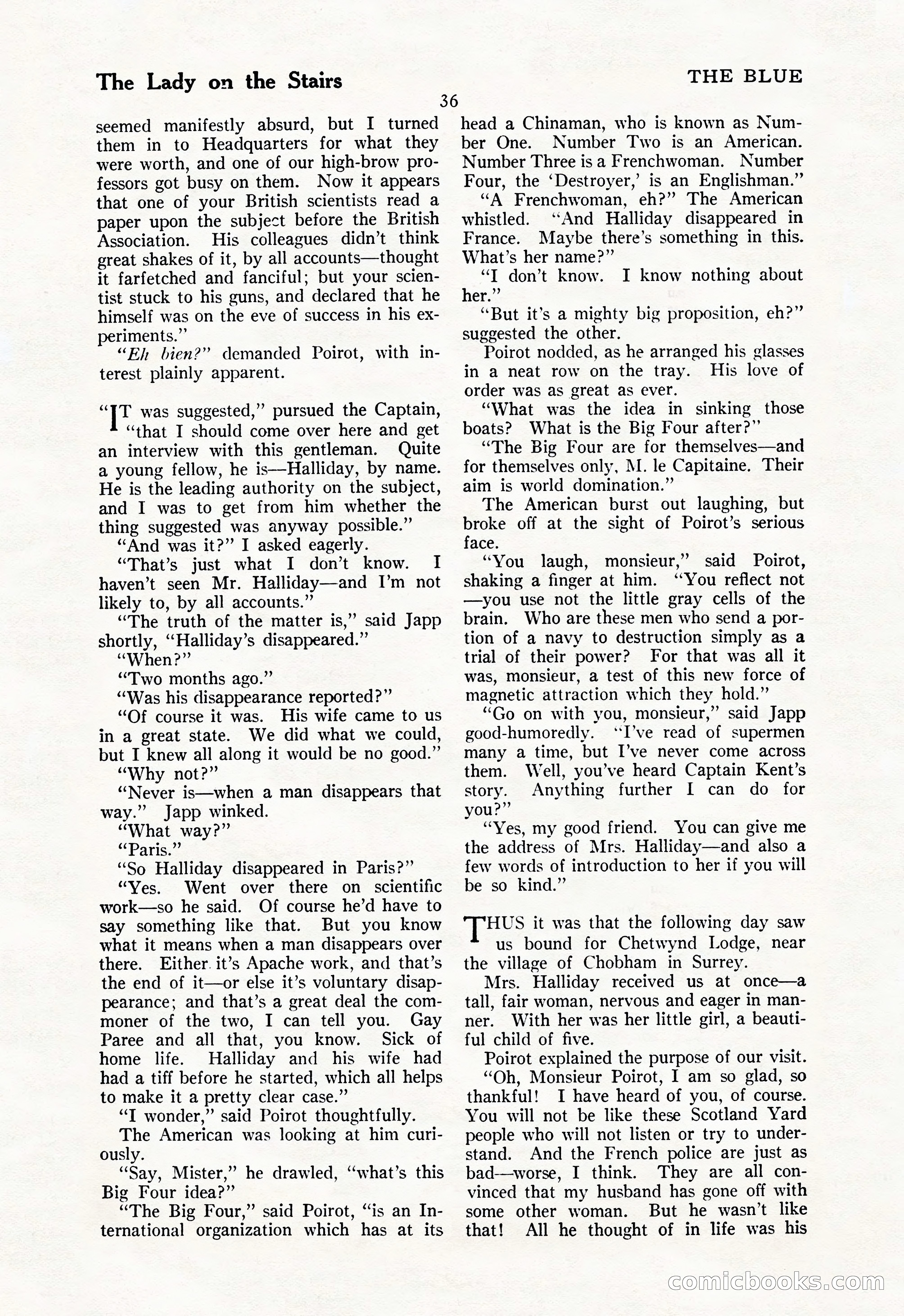 The Illustrated Blue Book Magazine, May 1927 — page 38 of 208