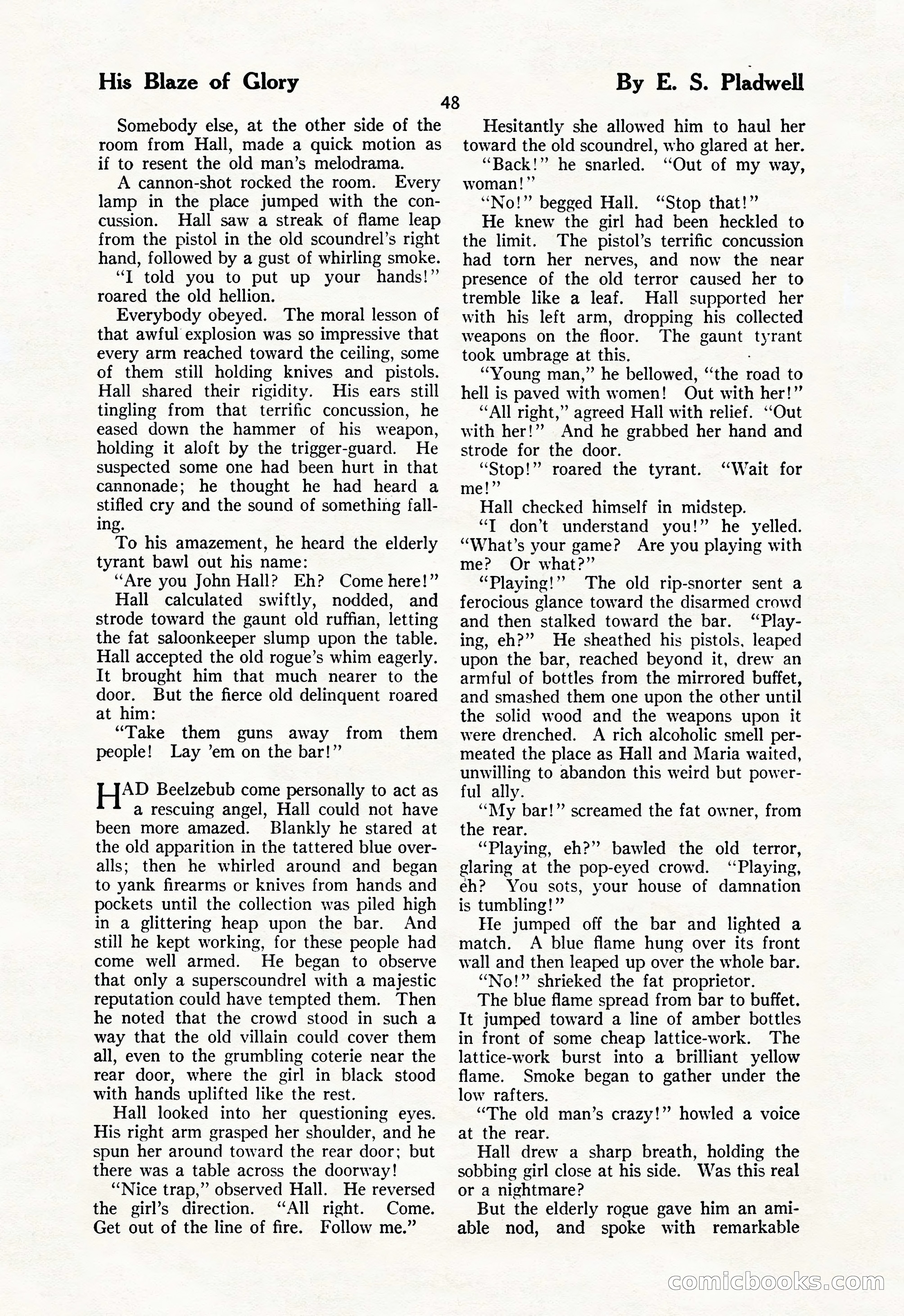 The Illustrated Blue Book Magazine, May 1927 — page 50 of 208