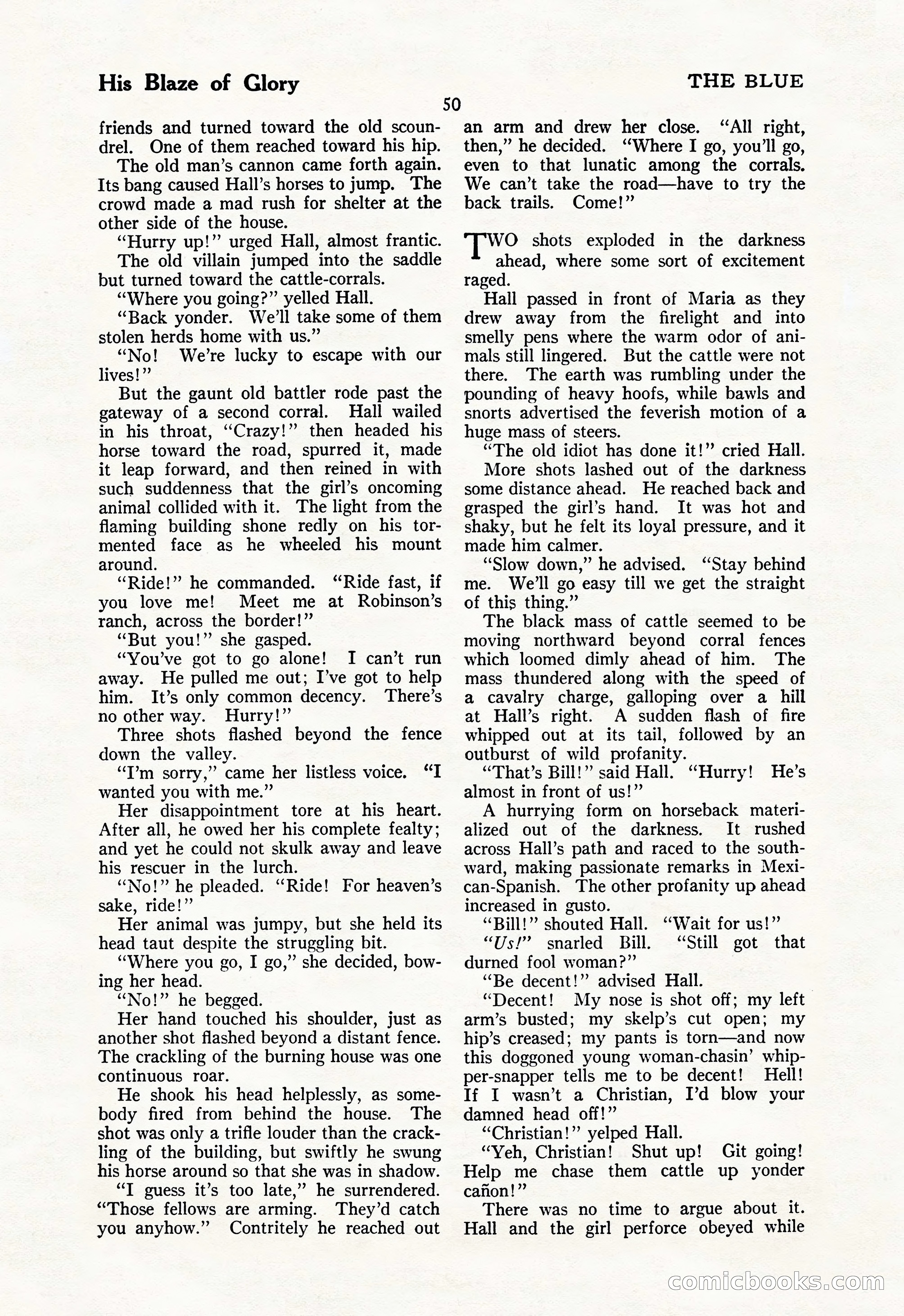 The Illustrated Blue Book Magazine, May 1927 — page 52 of 208